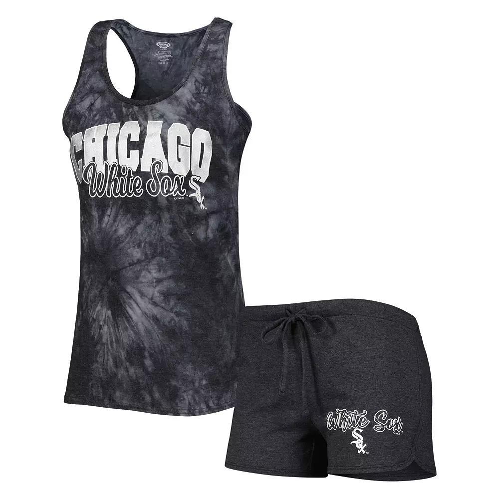 Women's Concepts Sport Charcoal Chicago White Sox Billboard Racerback Tank & Shorts Sleep Set, Size: XL Product Image