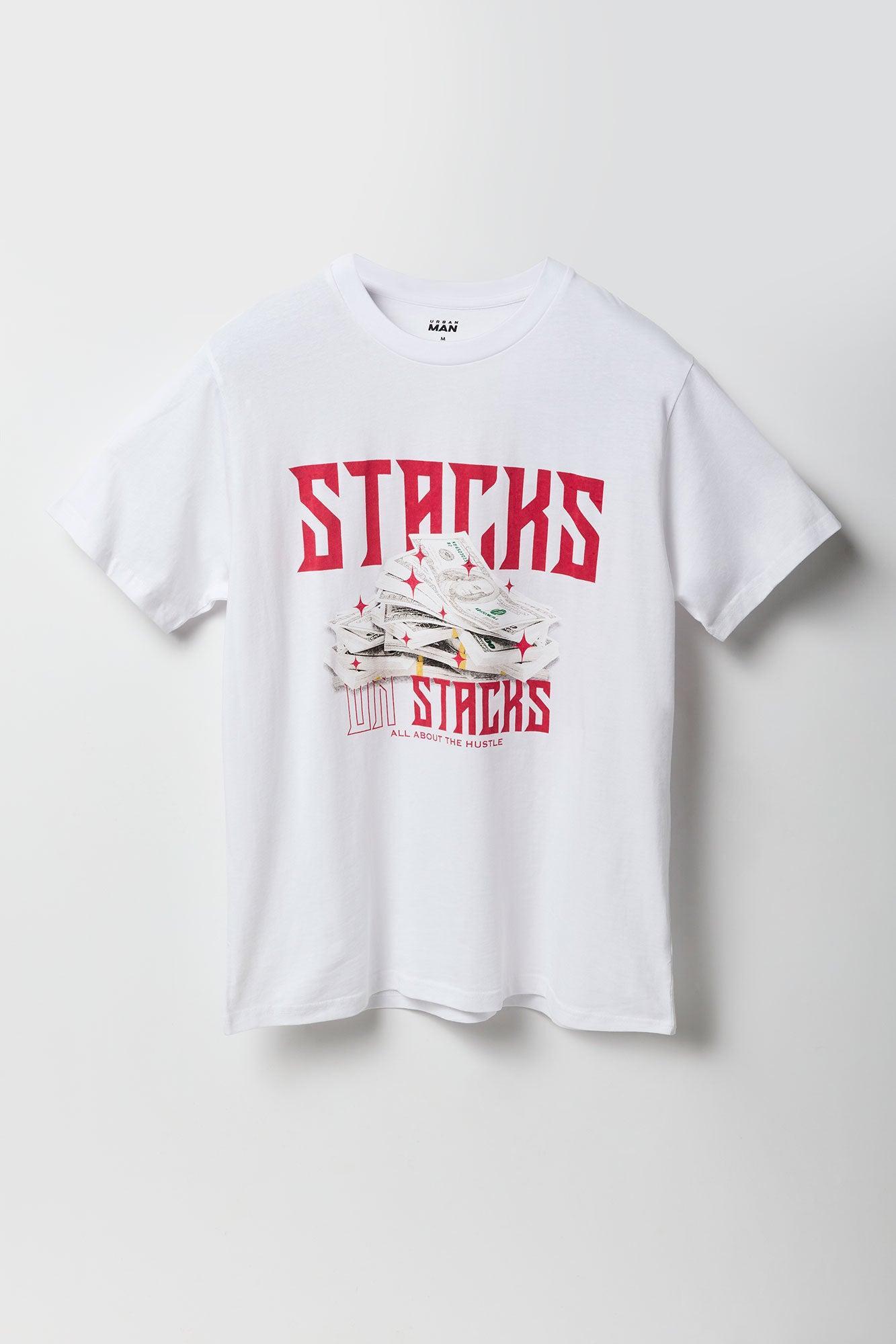 Stacks on Stacks Graphic T-Shirt Male Product Image