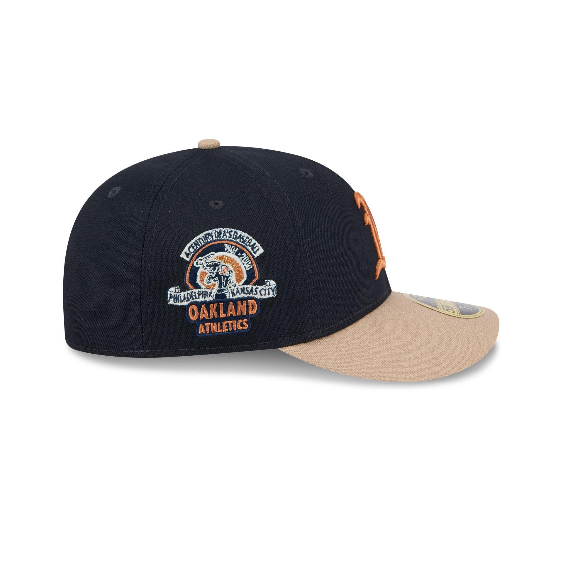 Athletics Blue Ivory Low Profile 59FIFTY Fitted Hat Male Product Image