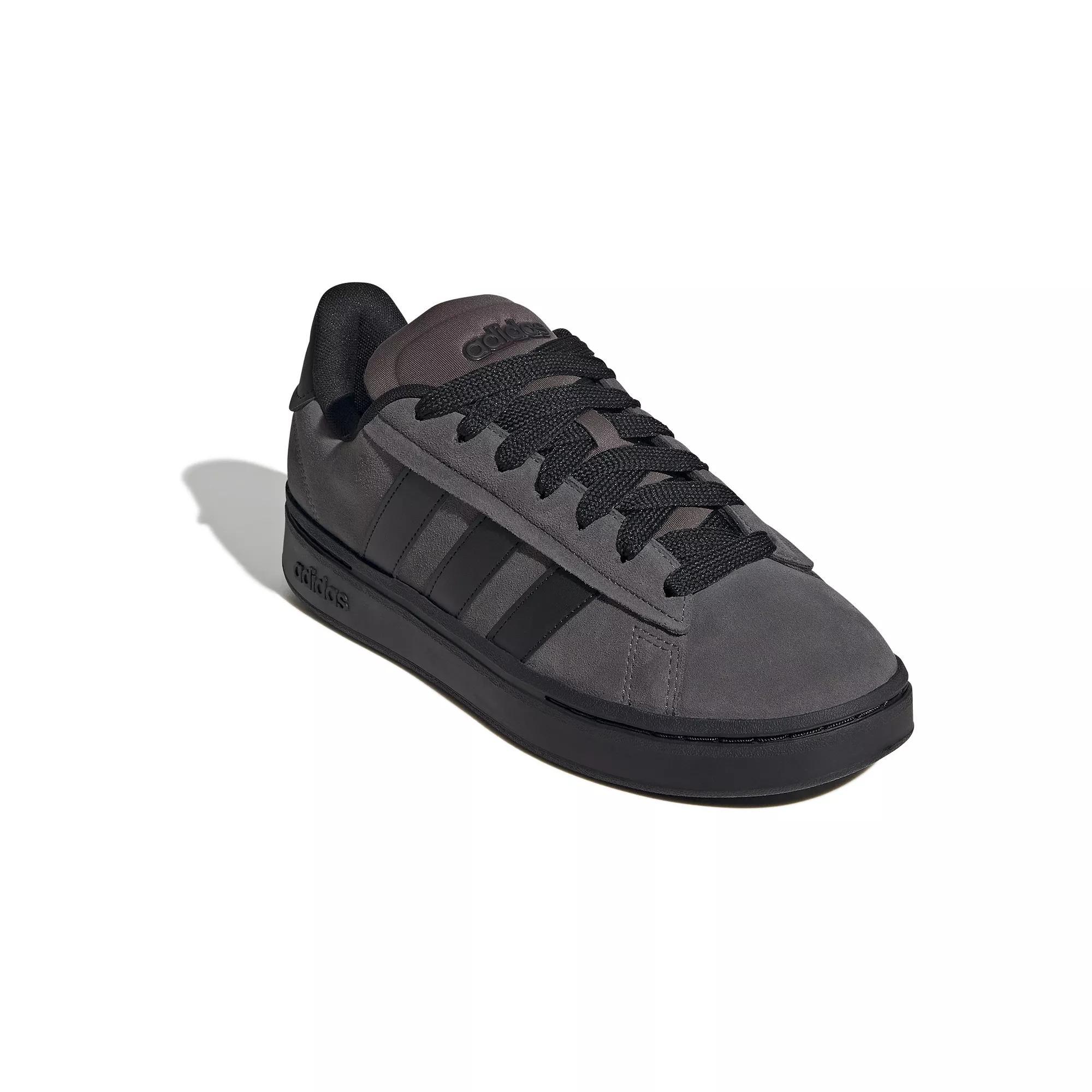 adidas Grand Court Alpha 00s Men's Sneakers, Size: 7, Grey Black Black Product Image