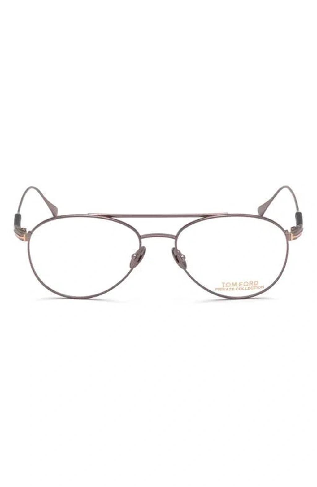 TOM FORD 54mm Pilot Optical Glasses In Black Product Image