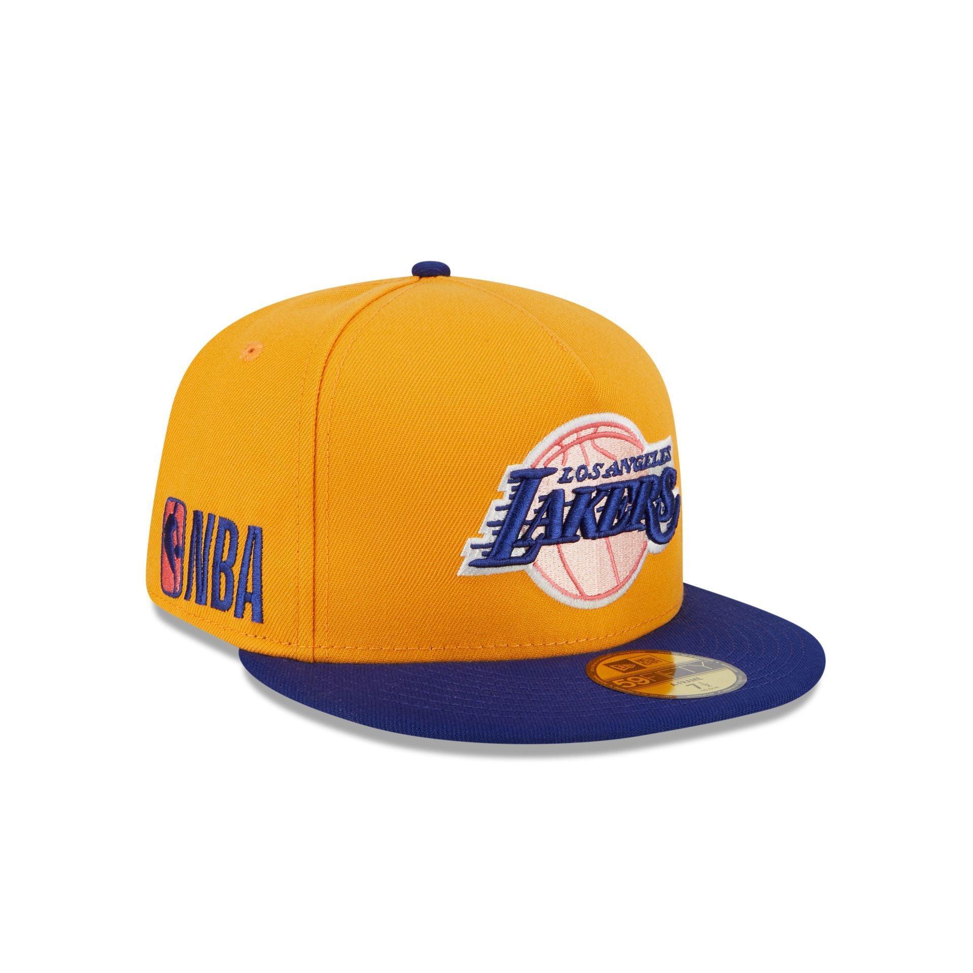 Los Angeles Lakers Gold 59FIFTY A-Frame Fitted Hat Male Product Image