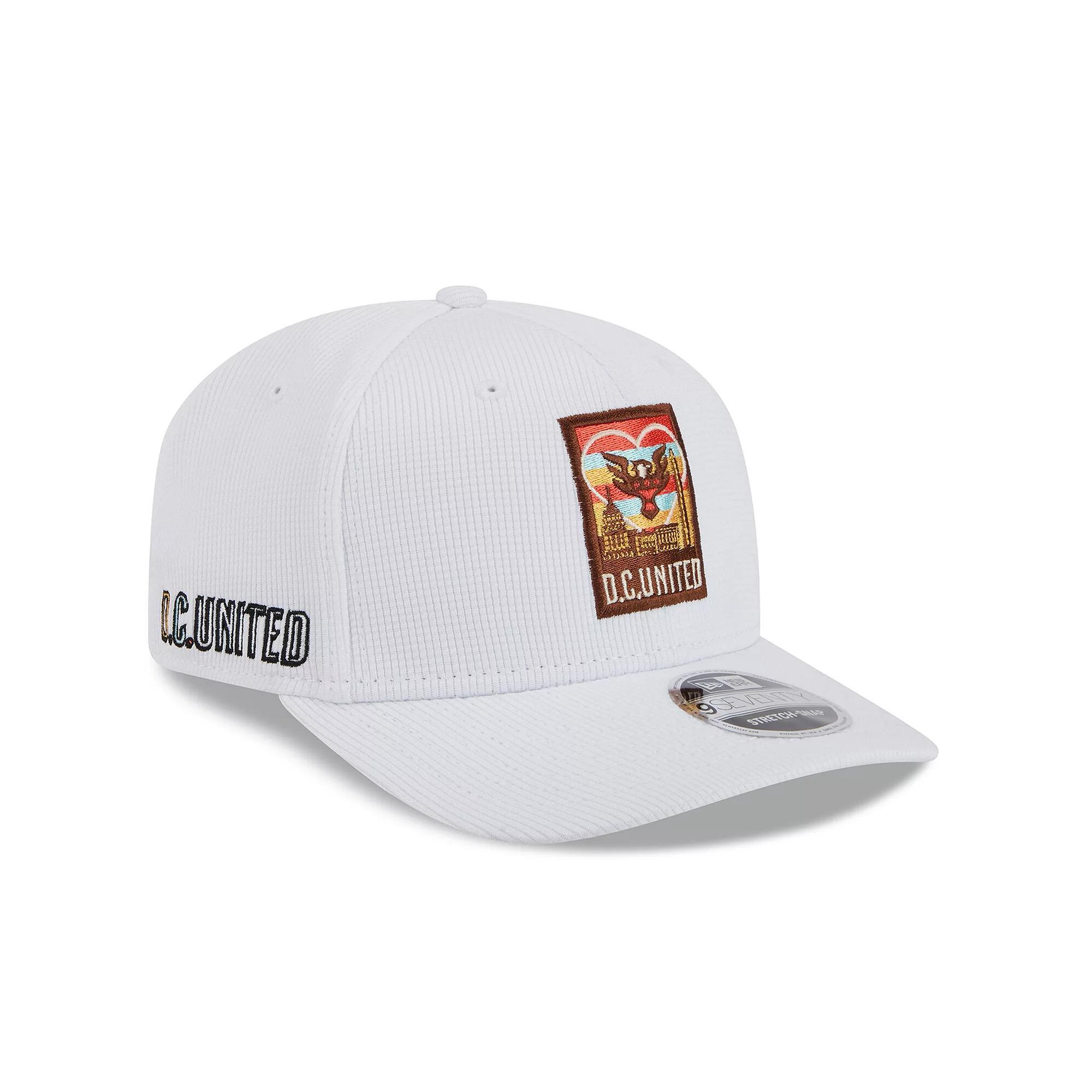 Men's New Era  White D.C. United 2025 Jersey Hook 9SEVENTY Stretch-Snap Hat, Dcu White Product Image