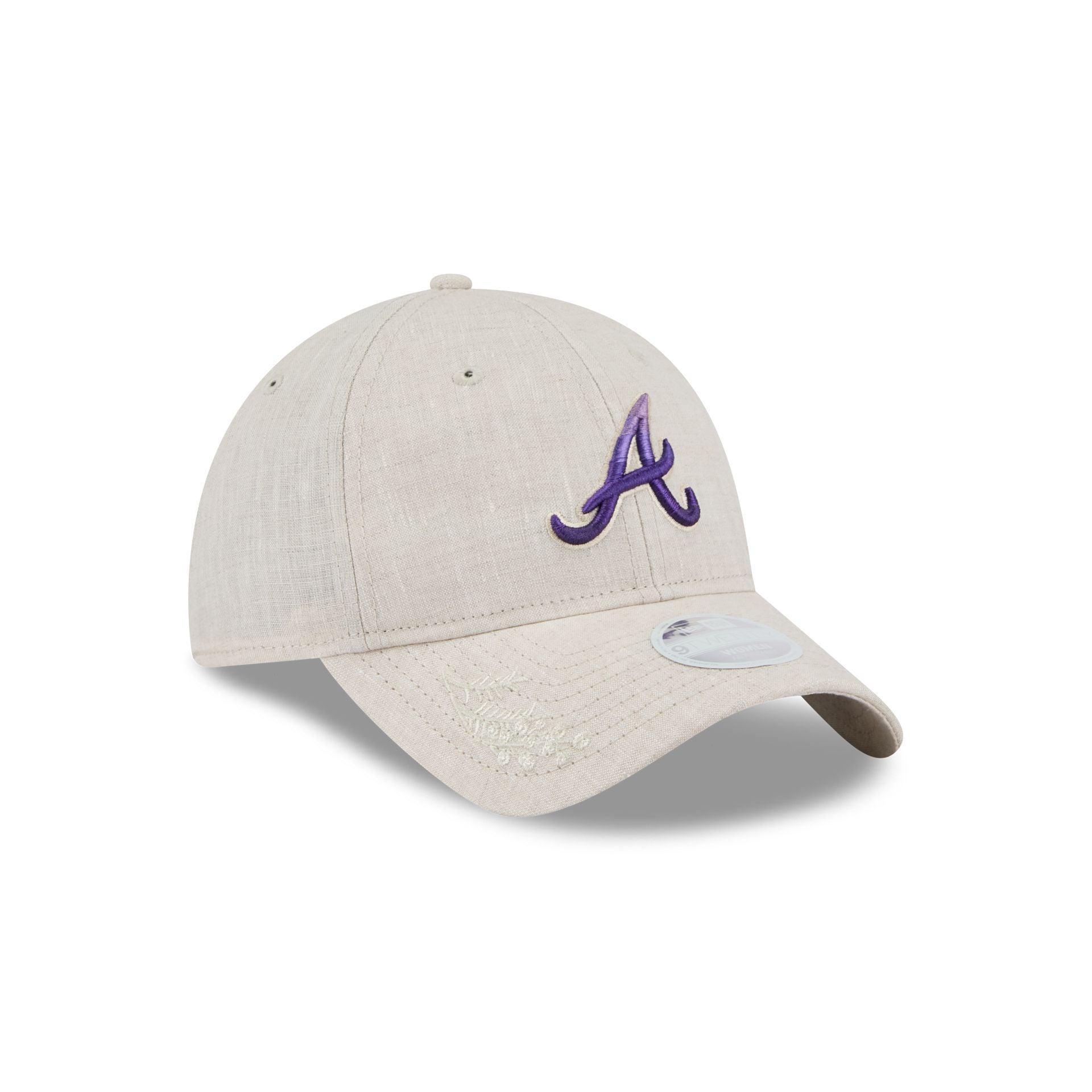 Atlanta Braves Floral Women's 9TWENTY Adjustable Hat Female Product Image
