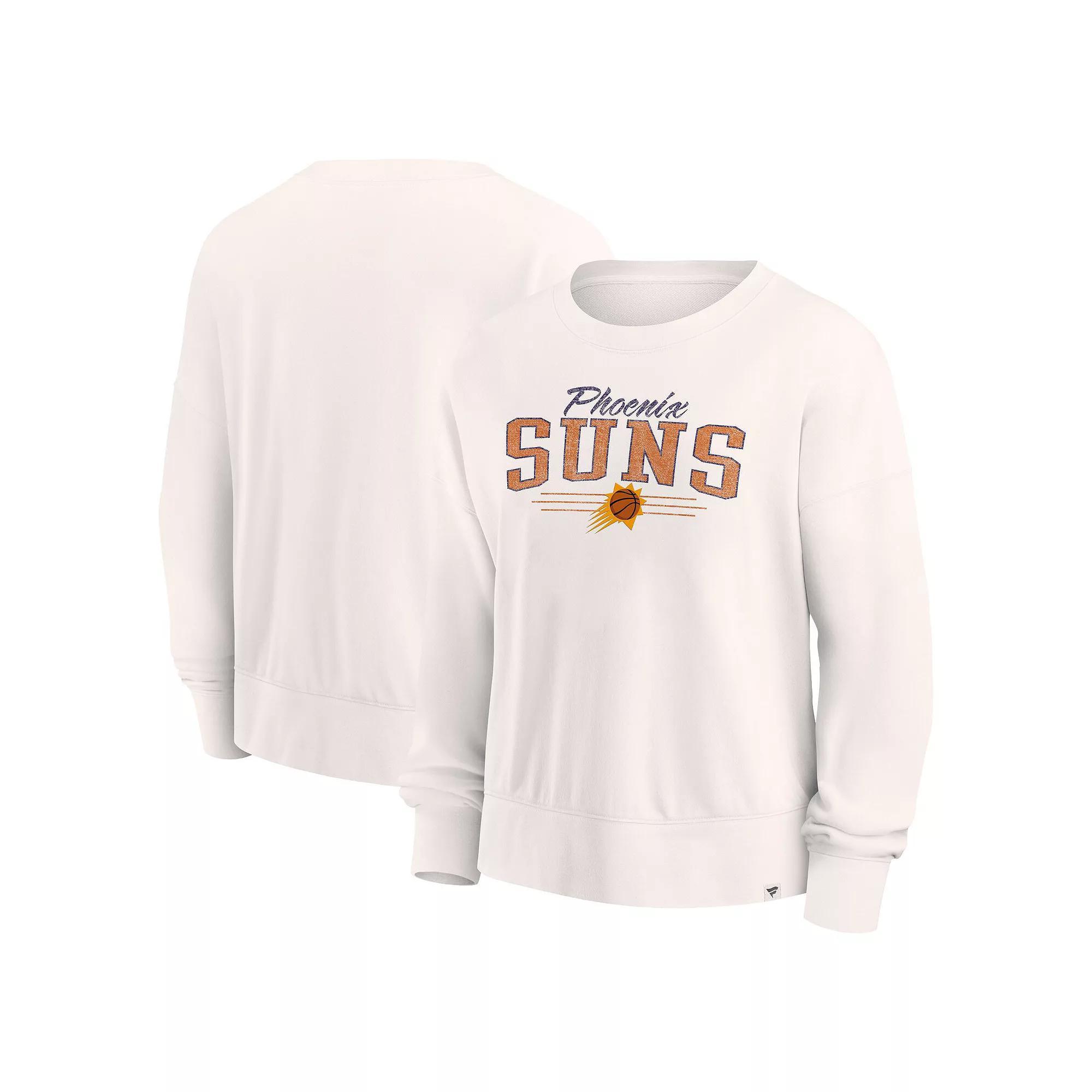 Women's Fanatics Branded Cream Phoenix Suns Close the Game Pullover Sweatshirt, Size: Medium, Phx Beige Product Image