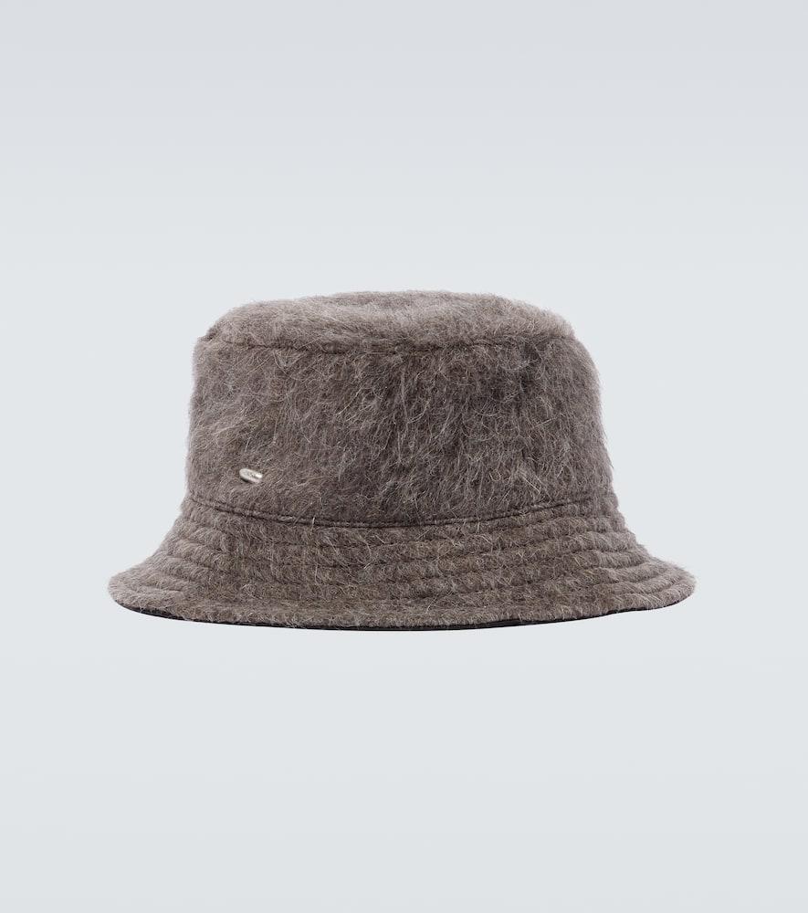 OUR LEGACY Wool-blend Bucket Hat In Grey Product Image