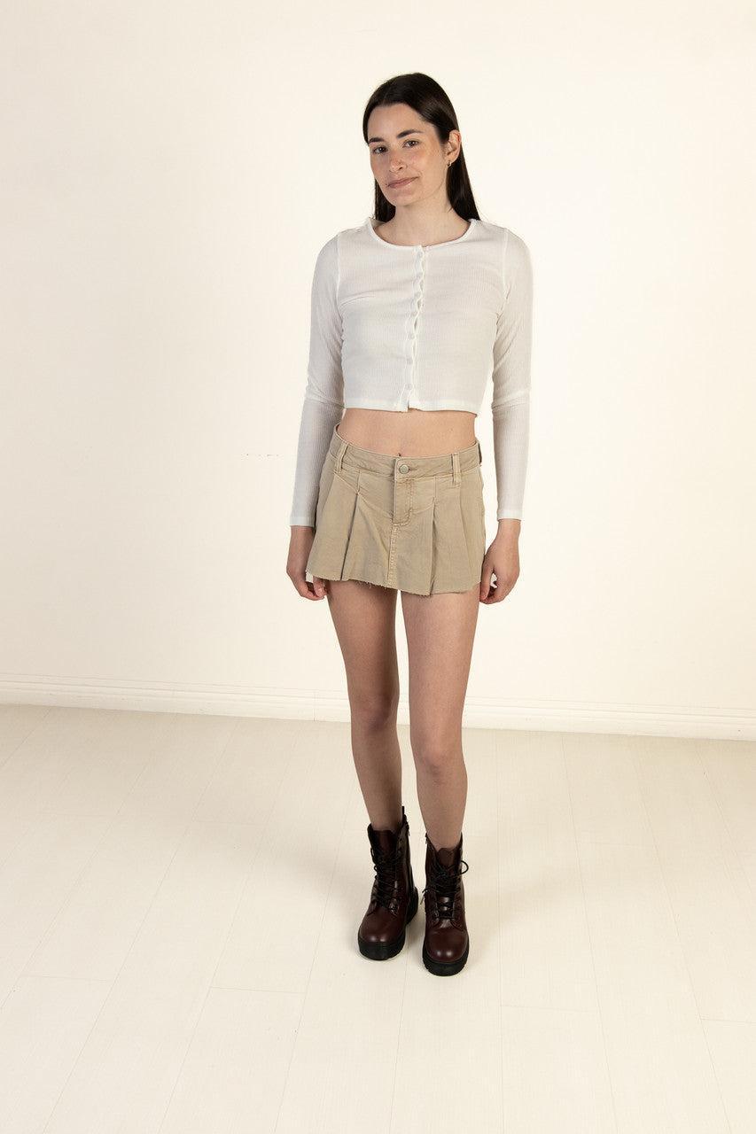 Off White Spring Mini Cardigan Product Image