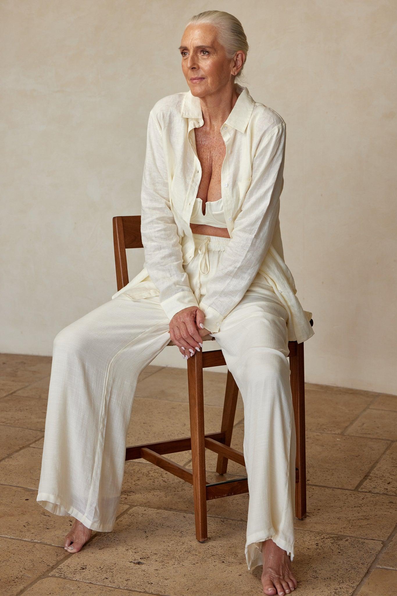 Tahiti Pant - Ivory Product Image