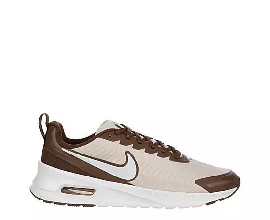 Nike Air Max Nuaxis Men's Running Shoes, Women's, Size: 7, Sanddrift Blue Cacao Product Image
