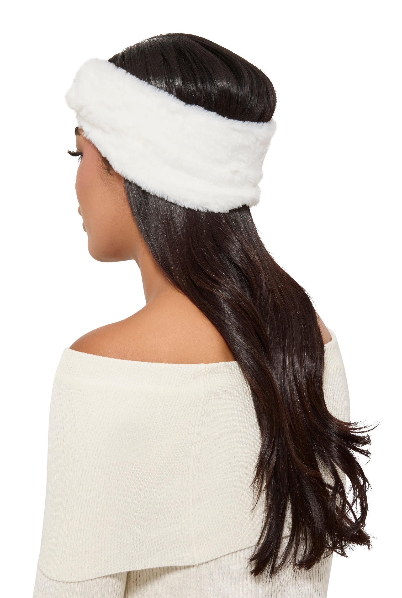 Faux Fur Knot Headband Female Product Image