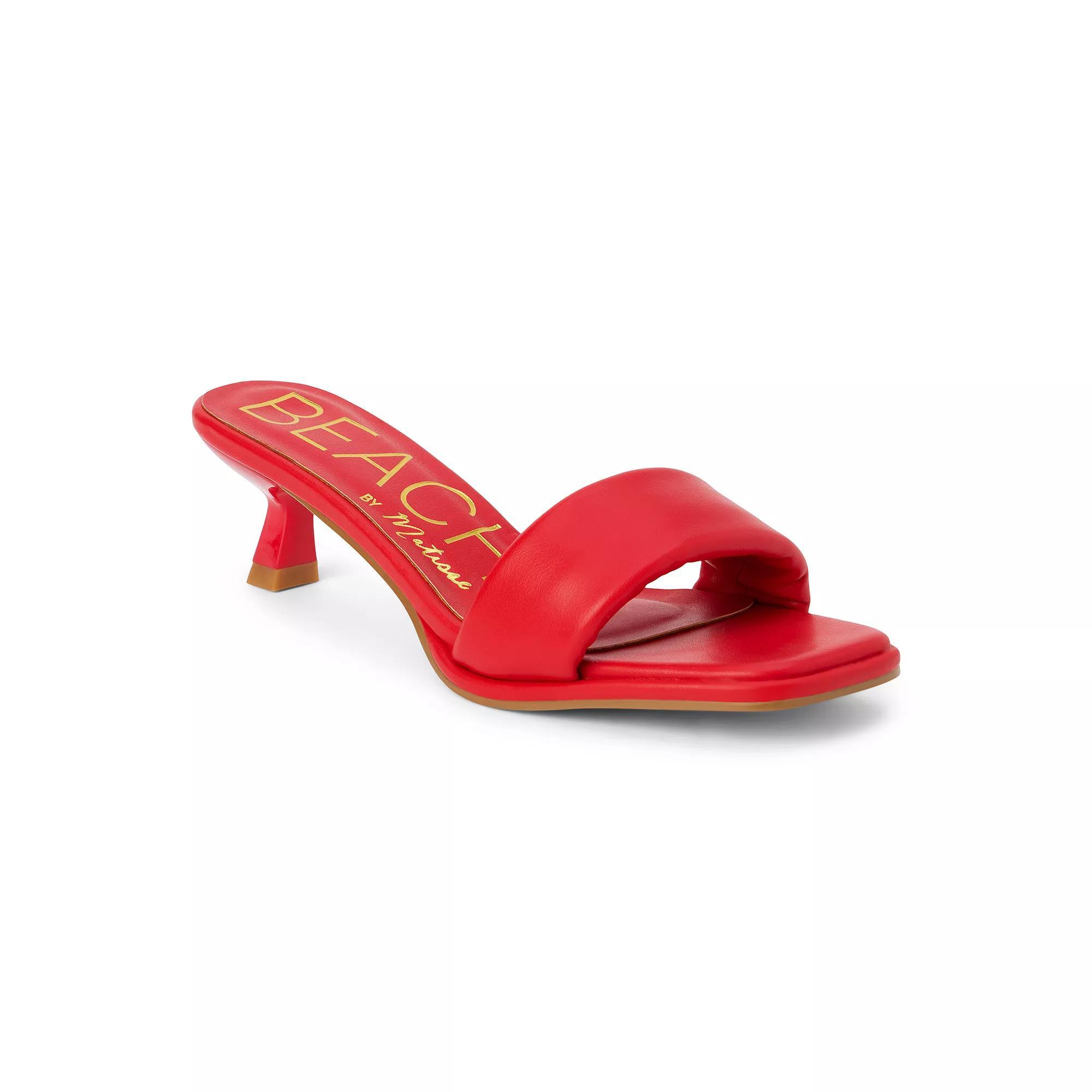 Beach by Matisse Blondie Womens Kitten Heel Sandals Product Image