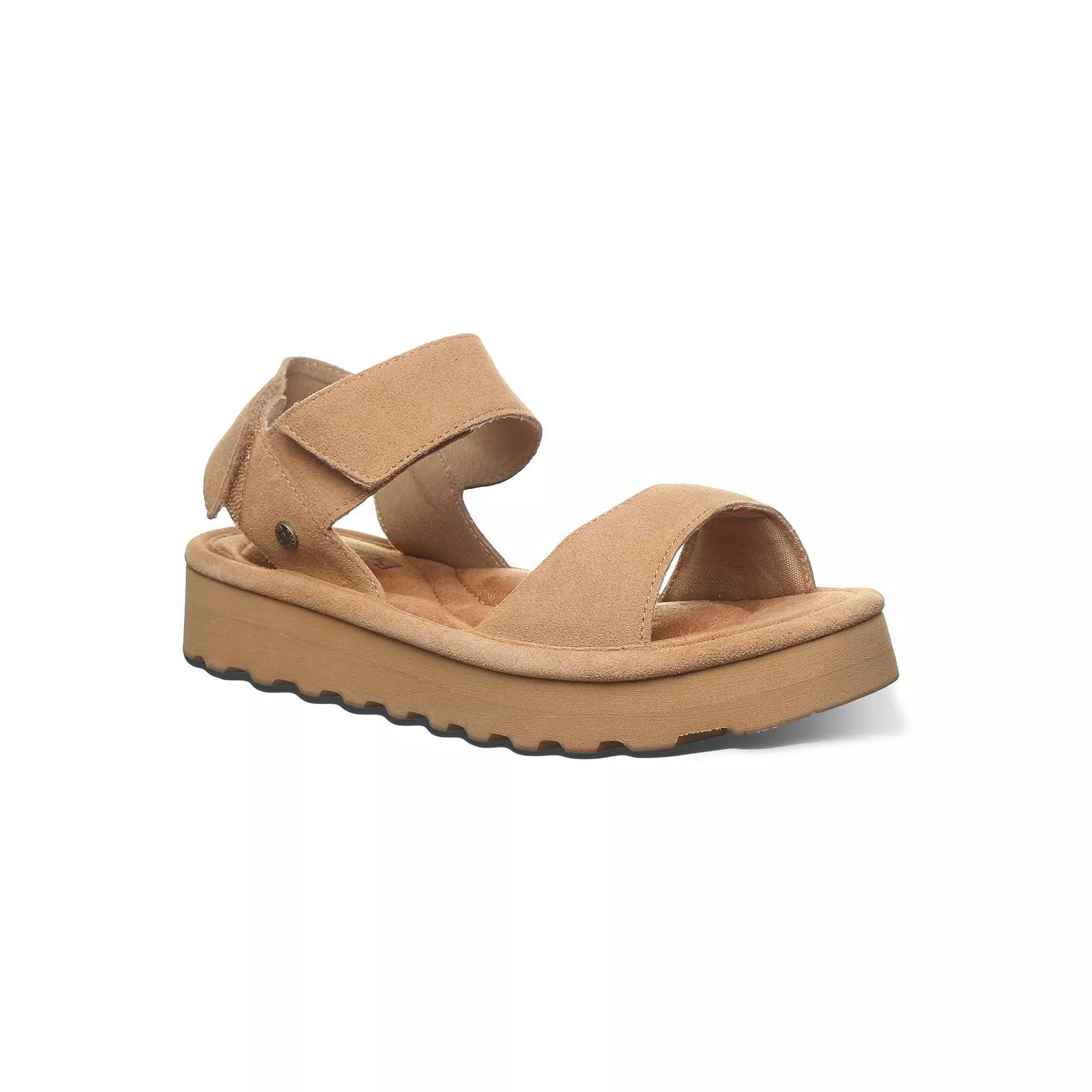 Bearpaw Crest Women's Slingback Platform Sandals, Size: 6, Iced Brown Product Image