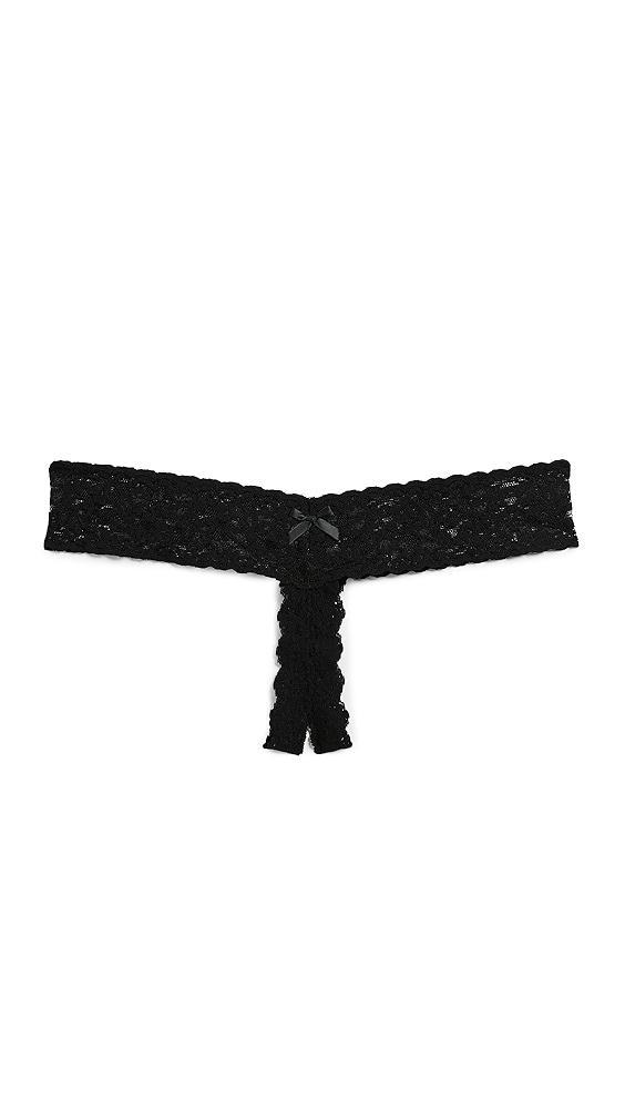 Hanky Panky After Midnight Open Gusset Low Rise Thong | Shopbop Product Image