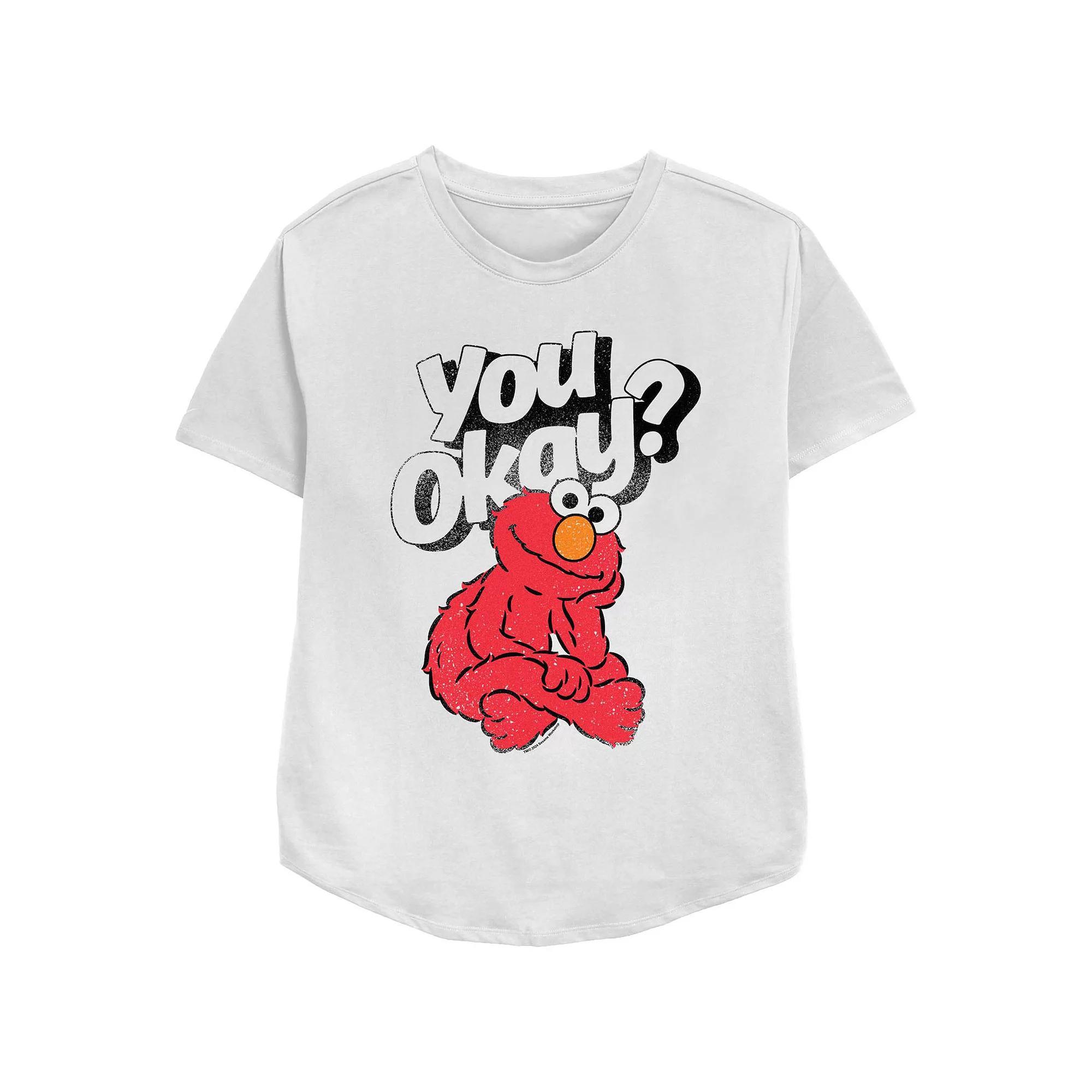 Women's PBS Kids Sesame Street You OK? Graphic Tee, Size: Small, White Product Image