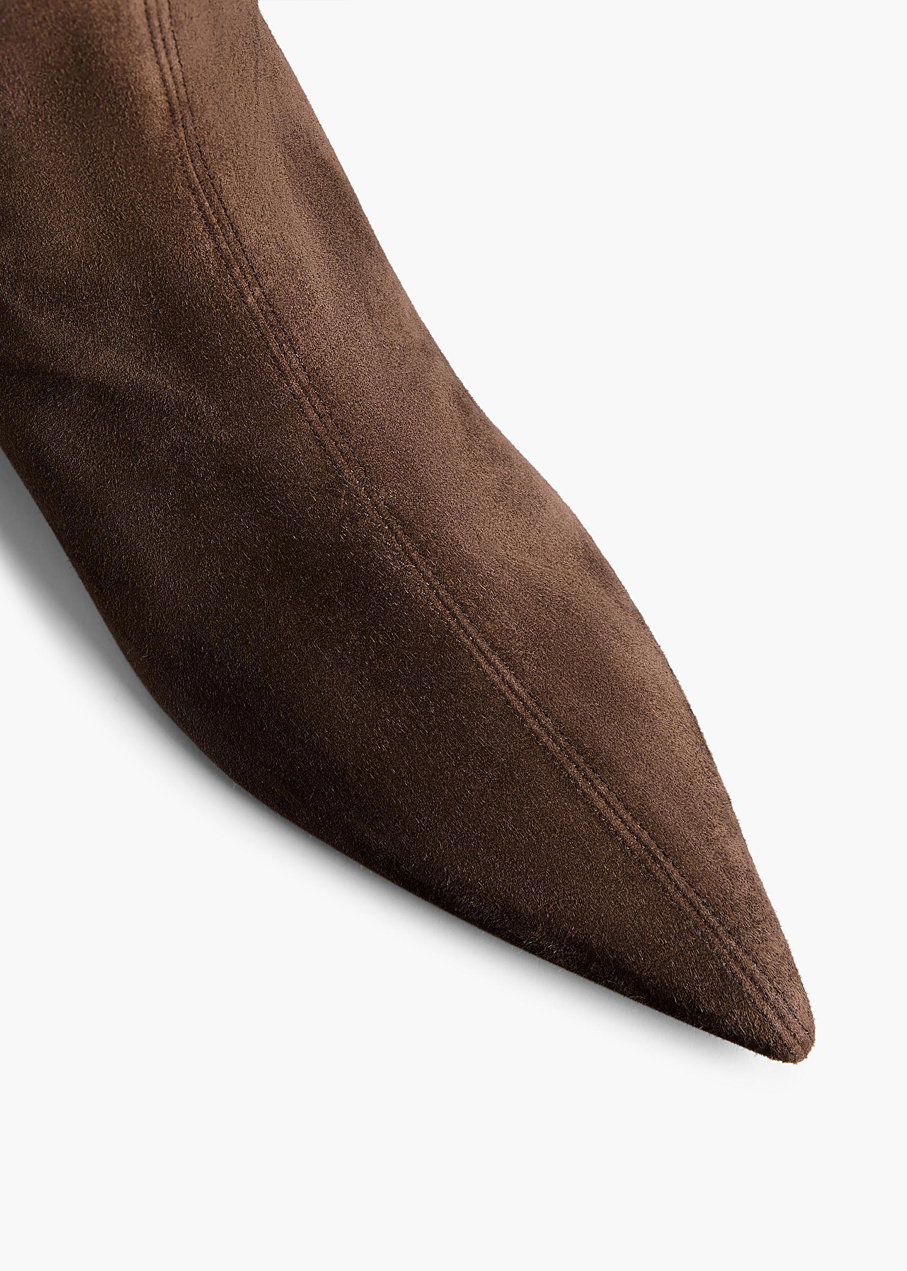 Andee Knee-High Boot in Ebano Suede Product Image