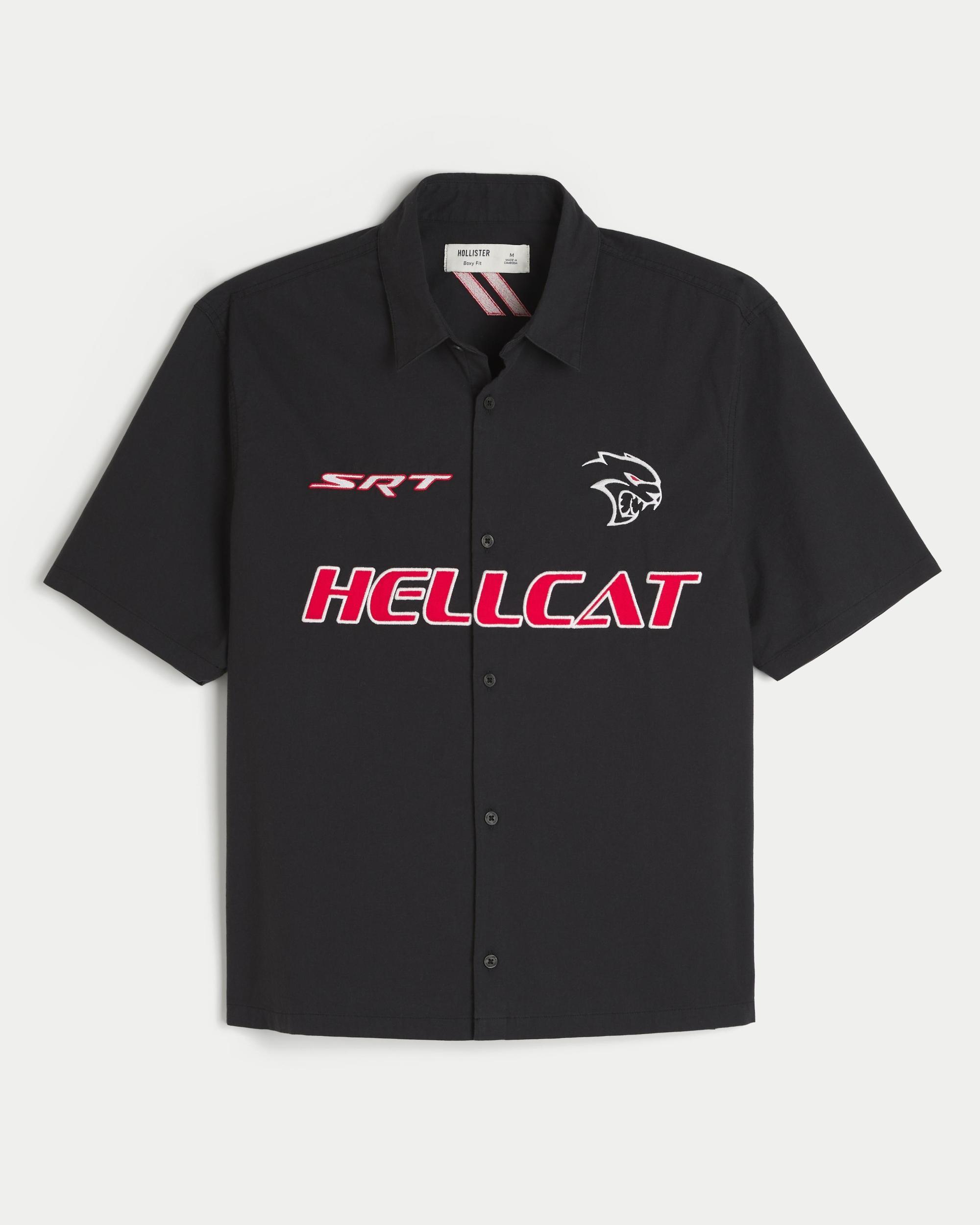 Boxy Short-Sleeve Chevrolet Corvette Graphic Shirt Product Image