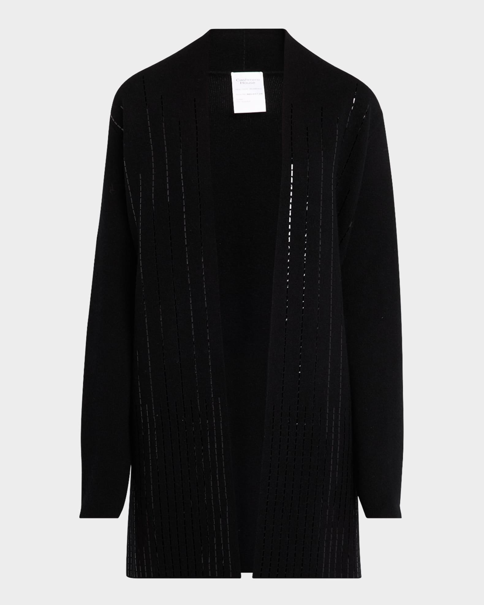 Cashmere Embellished Double-Knit Cardigan Product Image