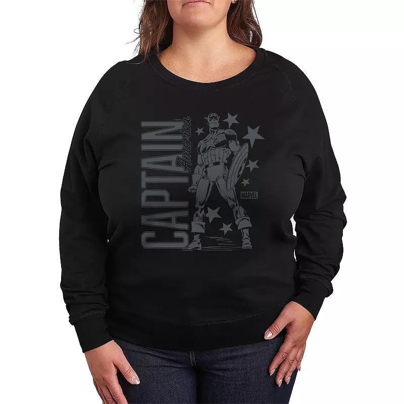 Plus Size Peanuts Snoopy & Woodstock Broken Heart French Terry Long Sleeve Tee, Womens Product Image