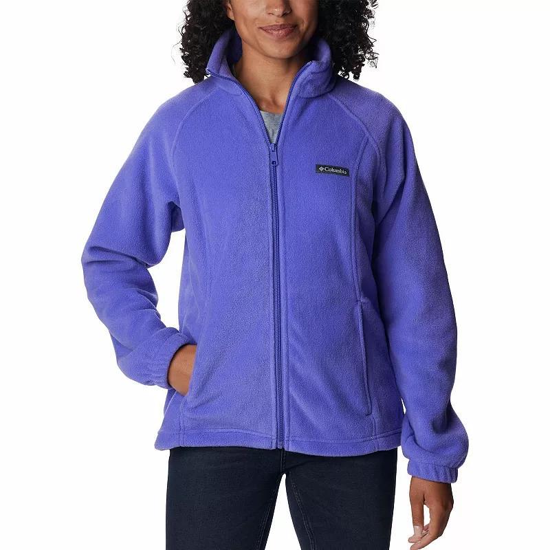 Womens Columbia Benton Springs Zip-Front Fleece Jacket Columbia Blue Product Image