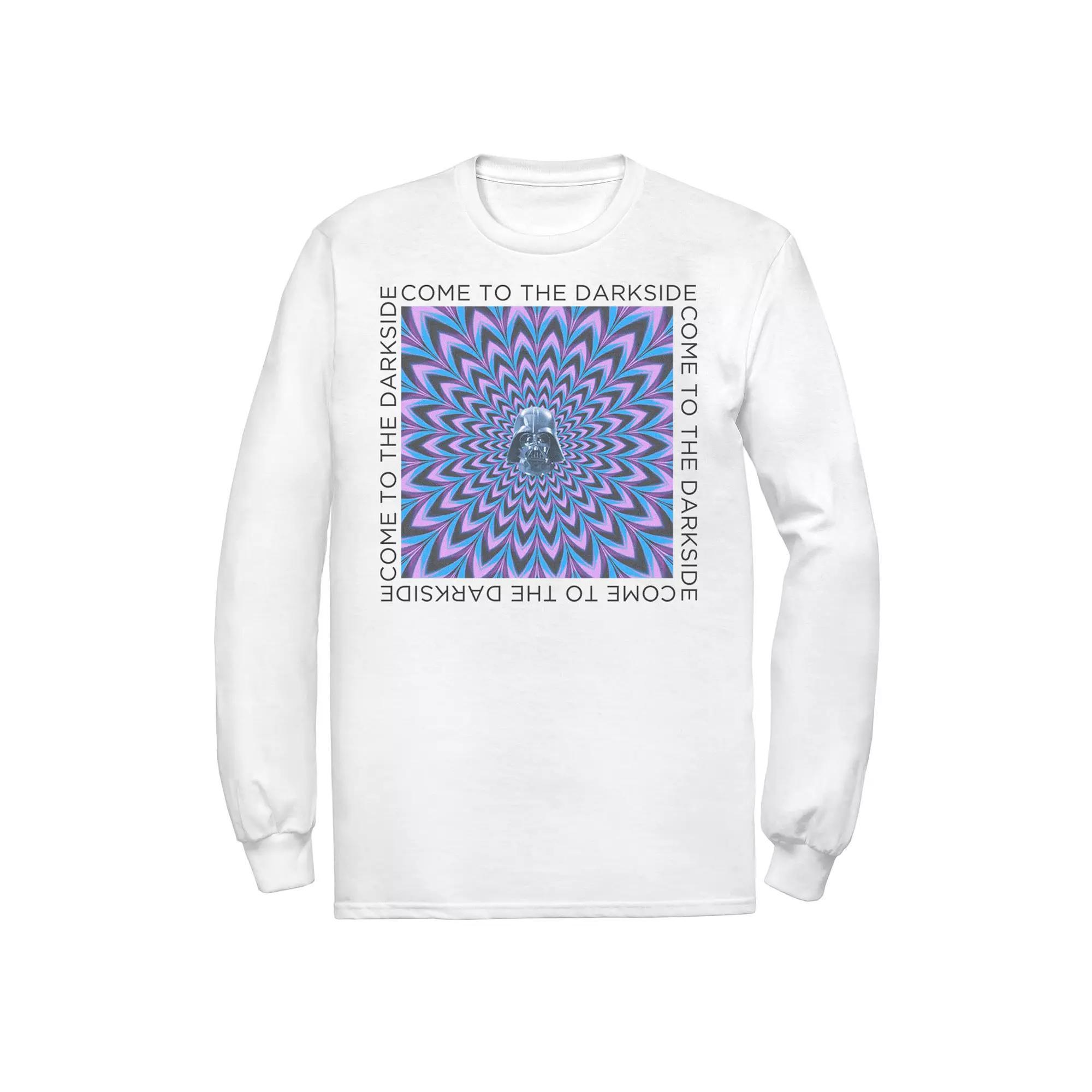Men's Star Wars Darth Vader Trippy Come To The Darkside Tee, Size: Large, White Product Image