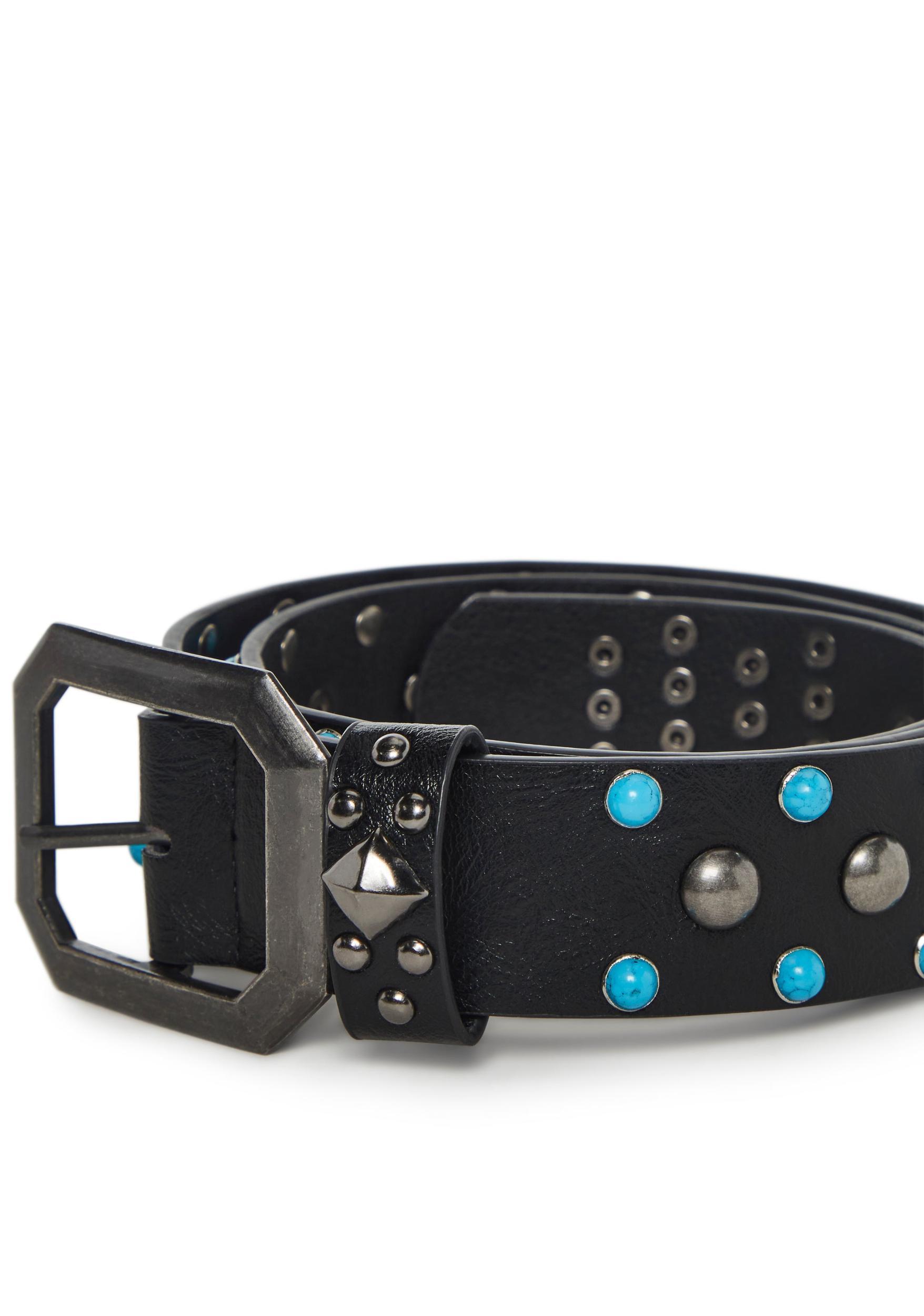 Womens Turquoise Belt - Black Product Image