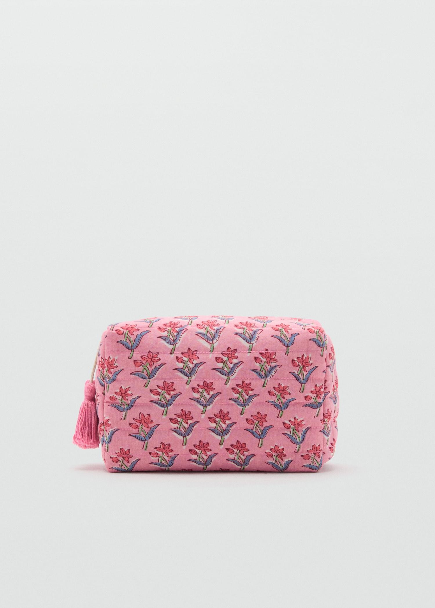 Quilted cosmetic bag - Women | MANGO USA Product Image