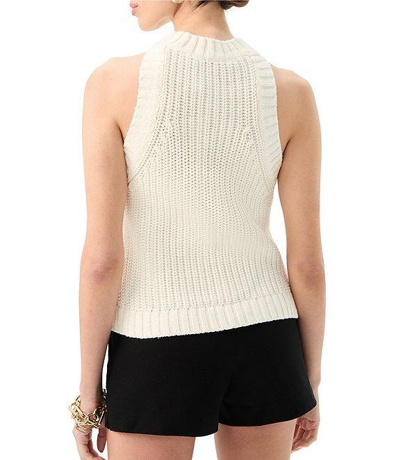 Trina Turk Paley Knit High Neck Sleeveless Tank Product Image
