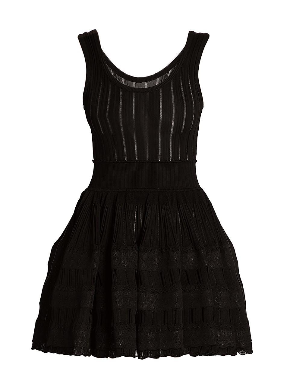 Womens Stretch-Knit Skater Minidress Product Image