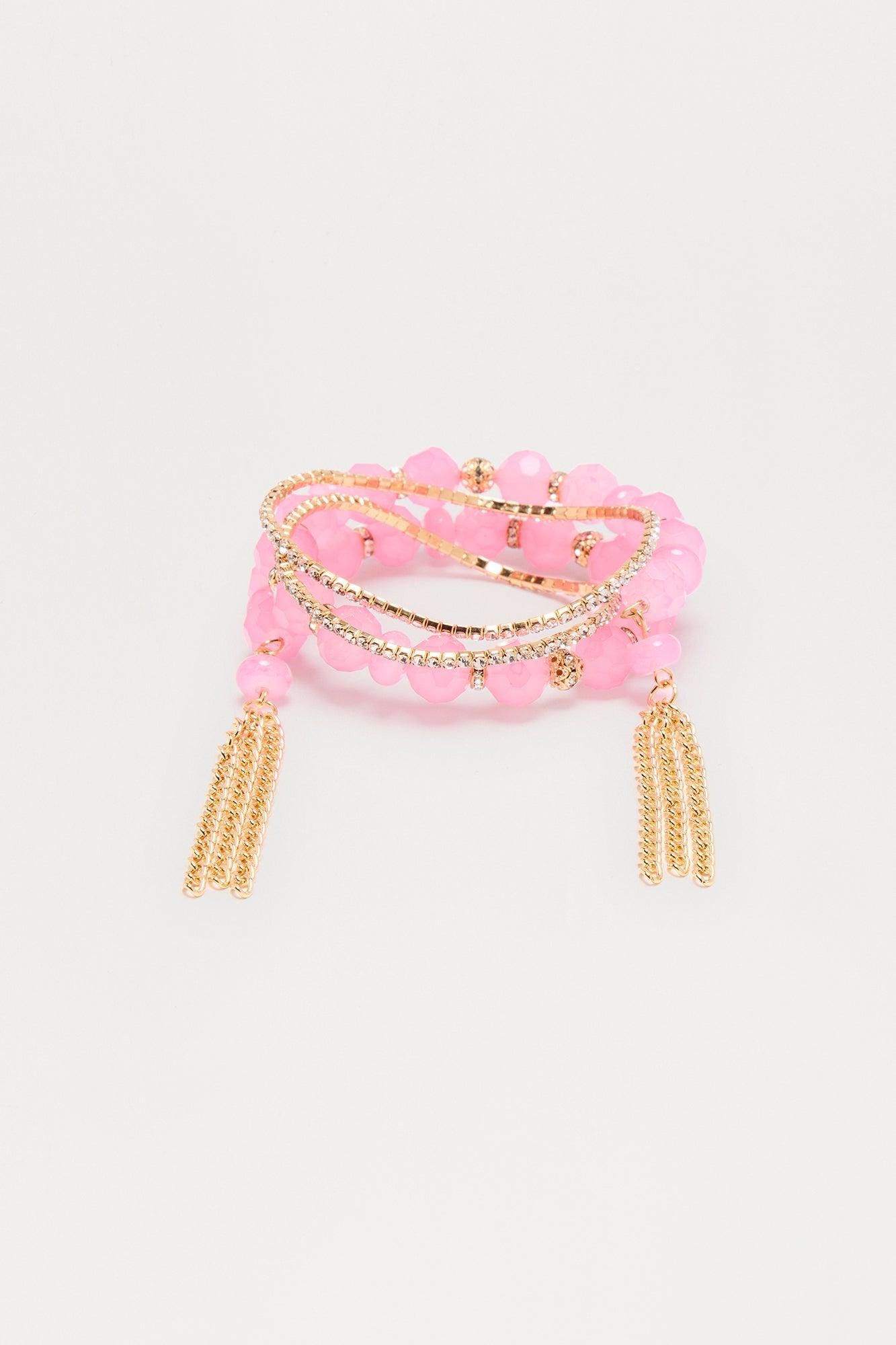 Golden Hour Time Bracelet - Pink/combo Product Image