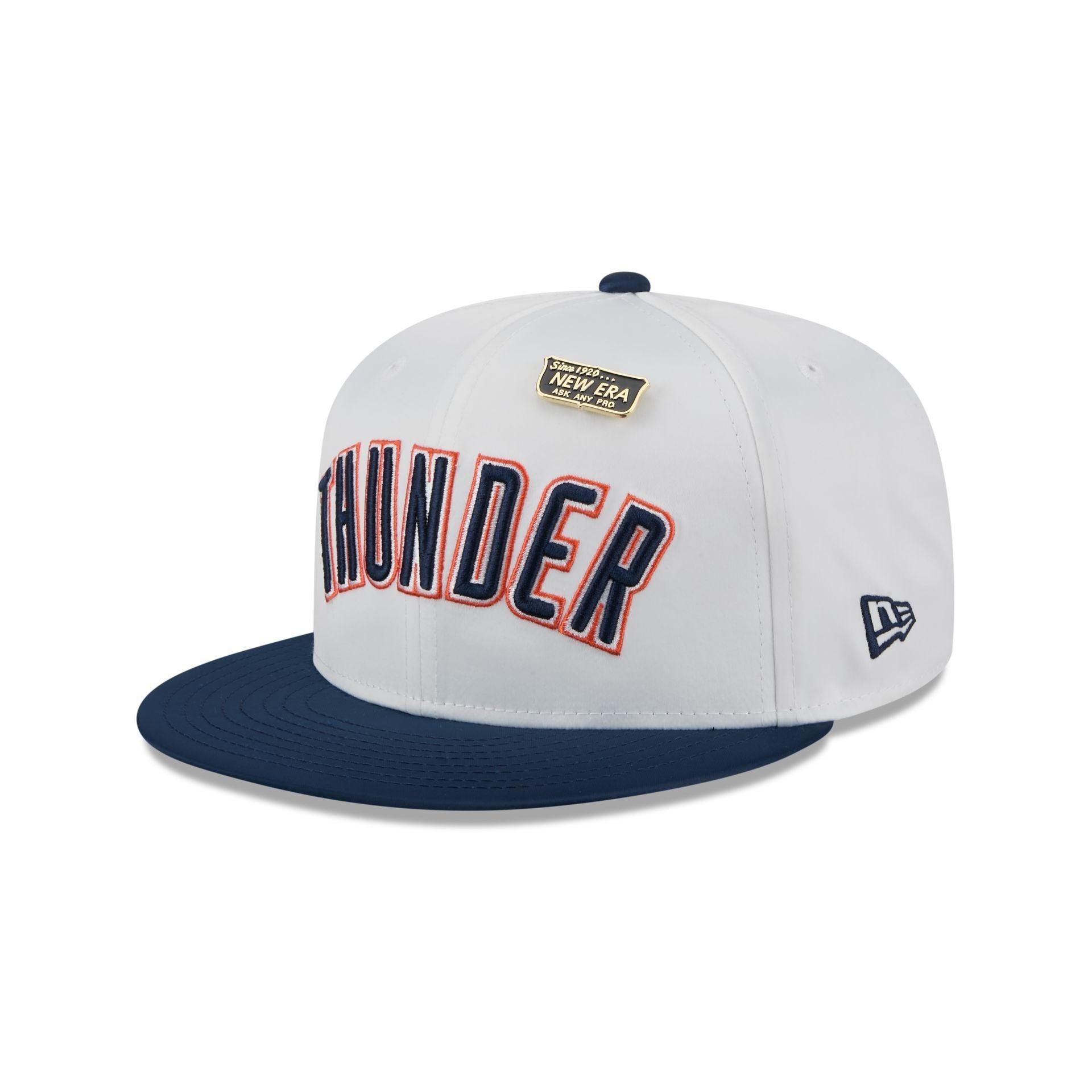 Oklahoma City Thunder Satin Pin 9FIFTY Snapback Hat Male Product Image