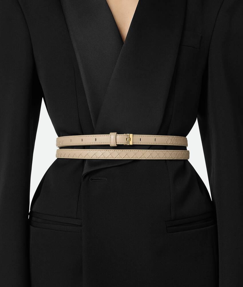 Women's Watch Double Belt in Ecru Product Image