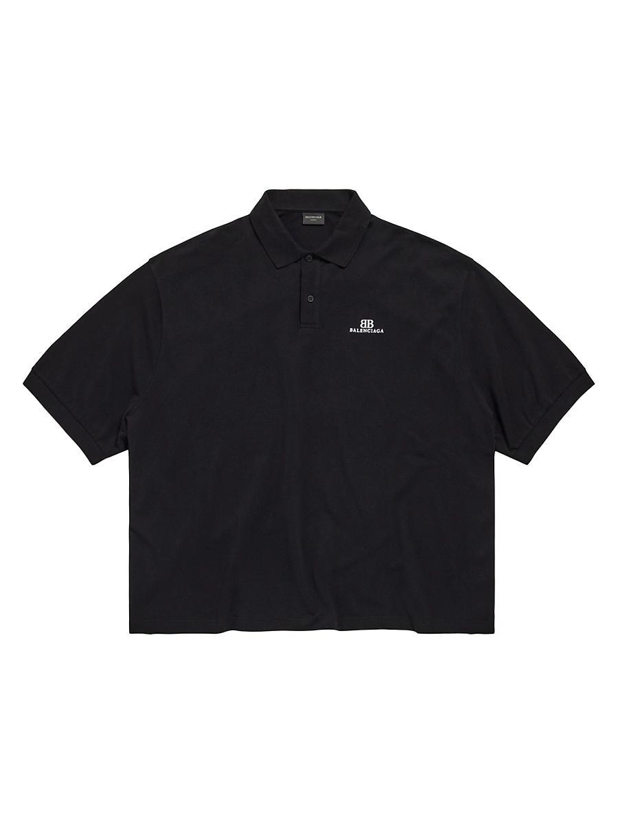 Mens Bb Classic Balenciaga Polo Shirt Oversized Product Image