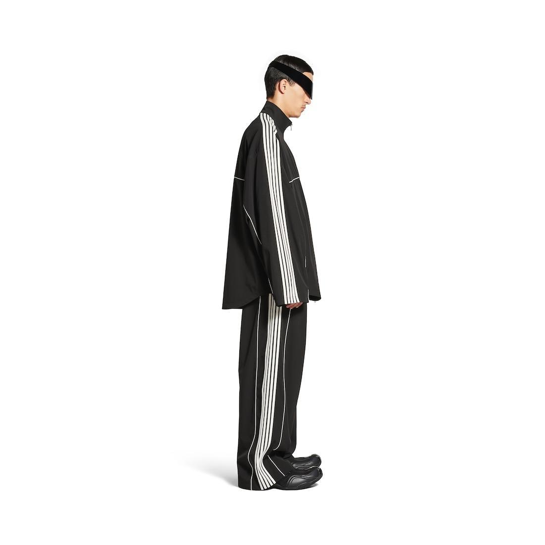 Men's Large Tracksuit Jacket in Black Product Image