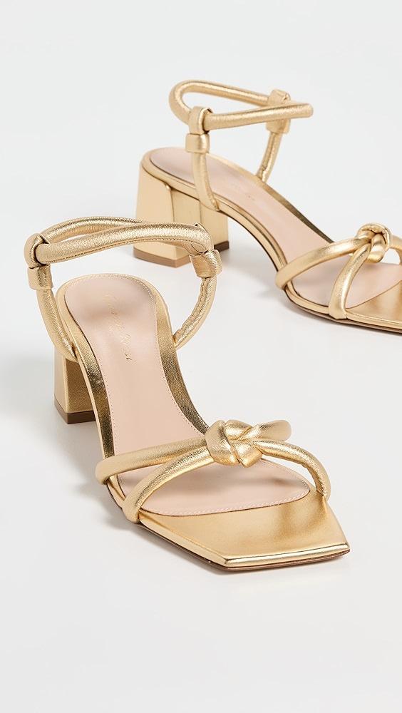 Gianvito Rossi Juno Nappa Silk Sandals | Shopbop Product Image