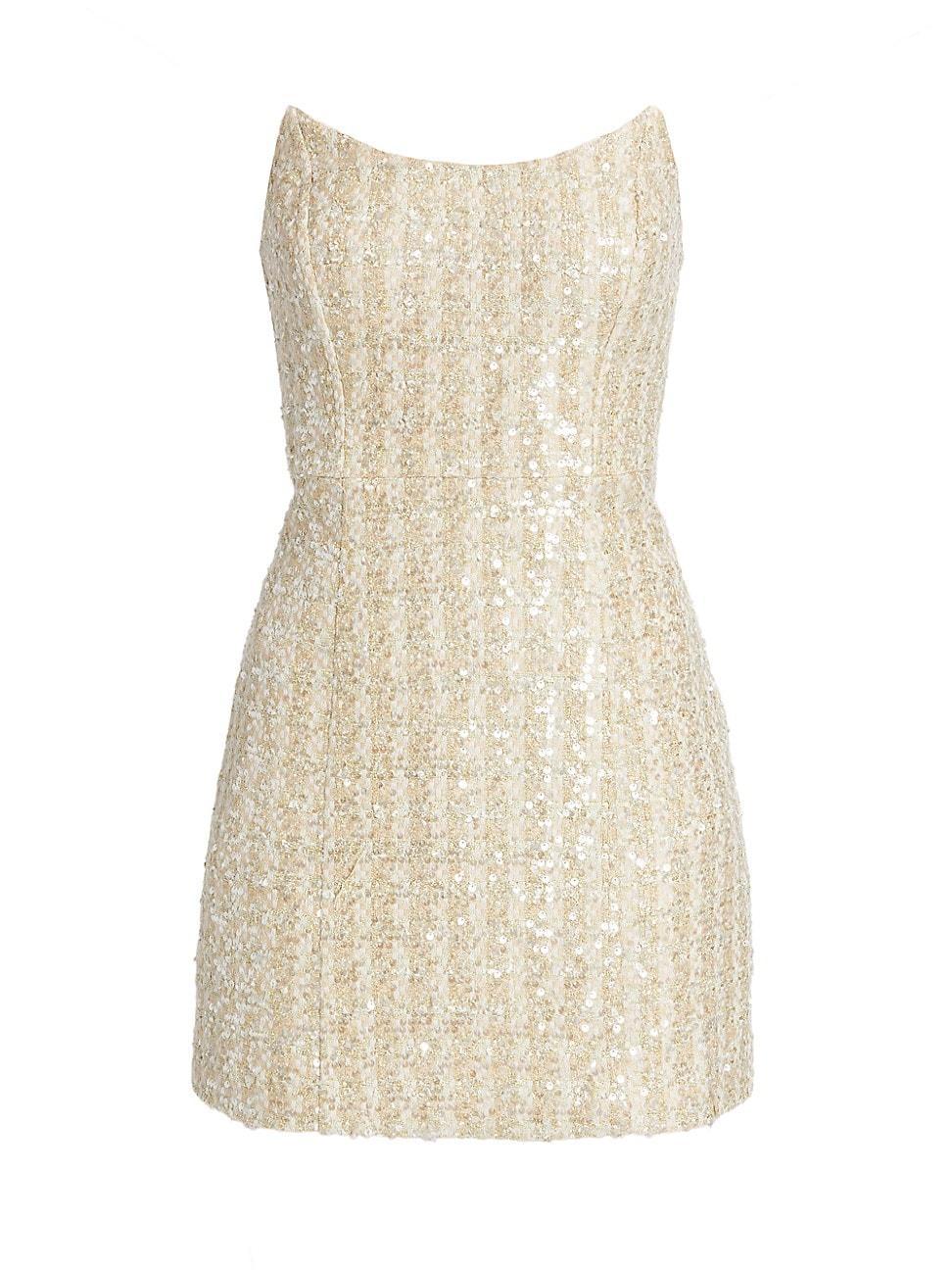 line and dot Pearl Dress (Ivory) Women's Dress Product Image