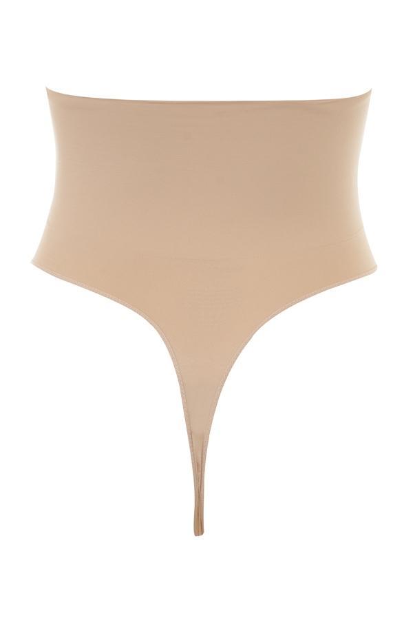  sculpting high waist thong almond Product Image