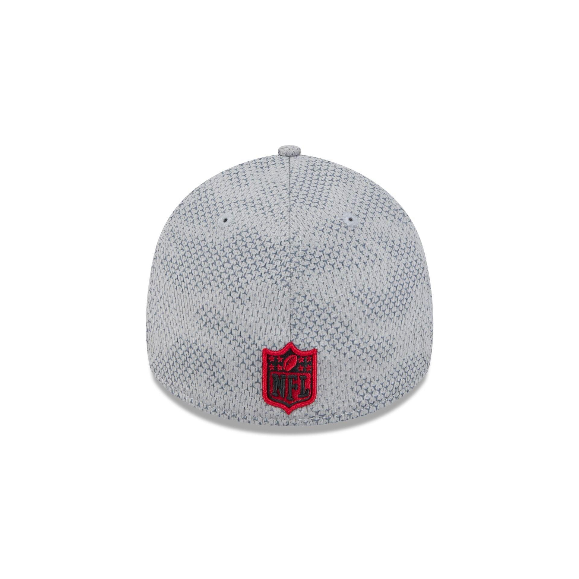 Miami Dolphins 2024 Sideline Gray 39THIRTY Stretch Fit Hat Male Product Image