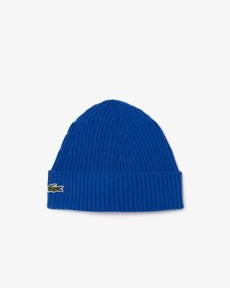 Rib Knit Brushed Wool Beanie Product Image