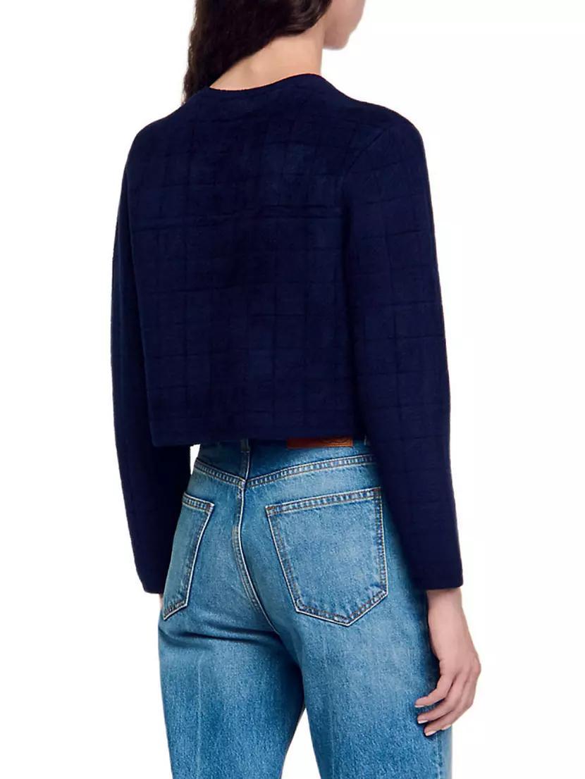 Womens Short Knit Cardigan Product Image