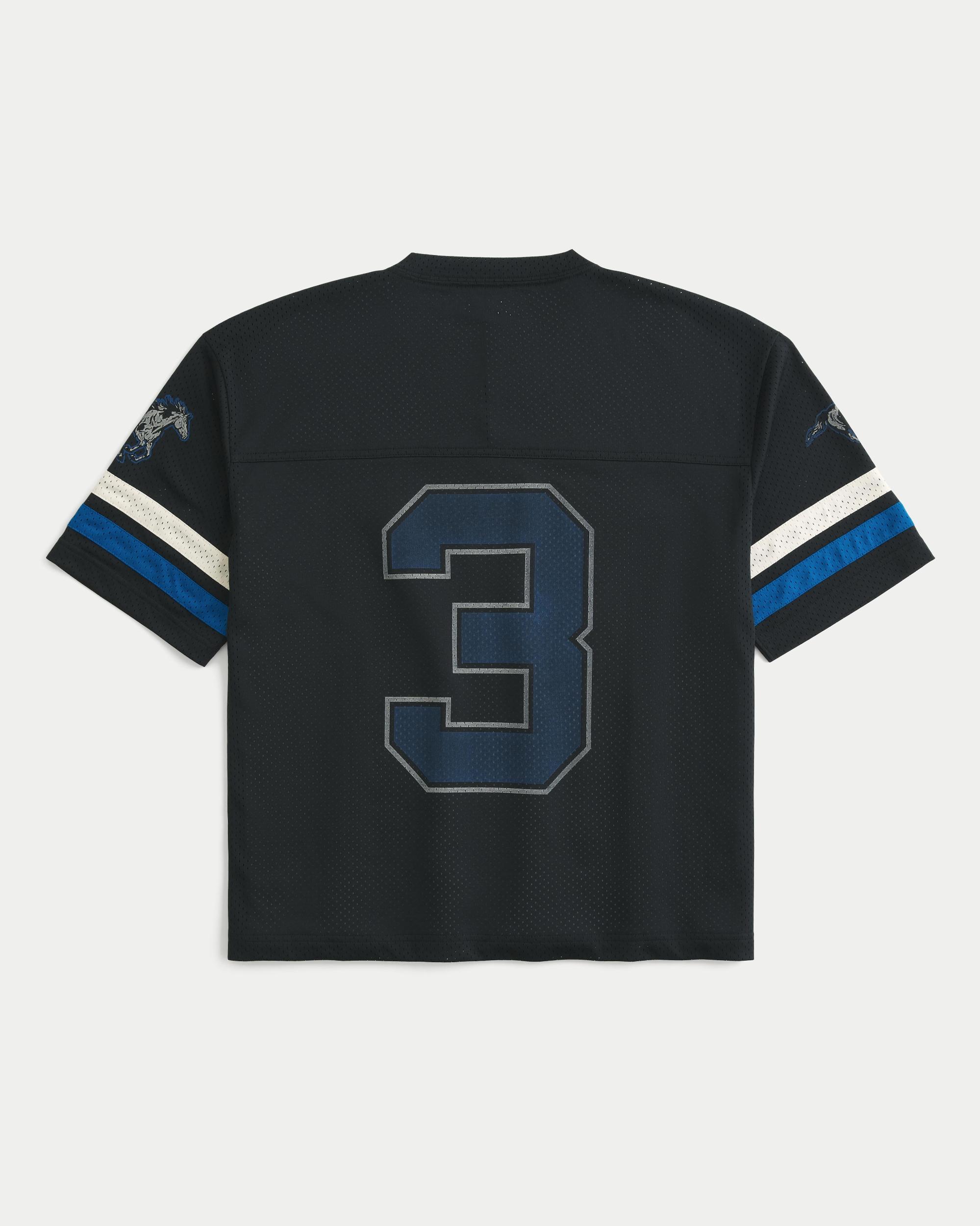 Boxy Crop Mesh North Valley Graphic Jersey Product Image