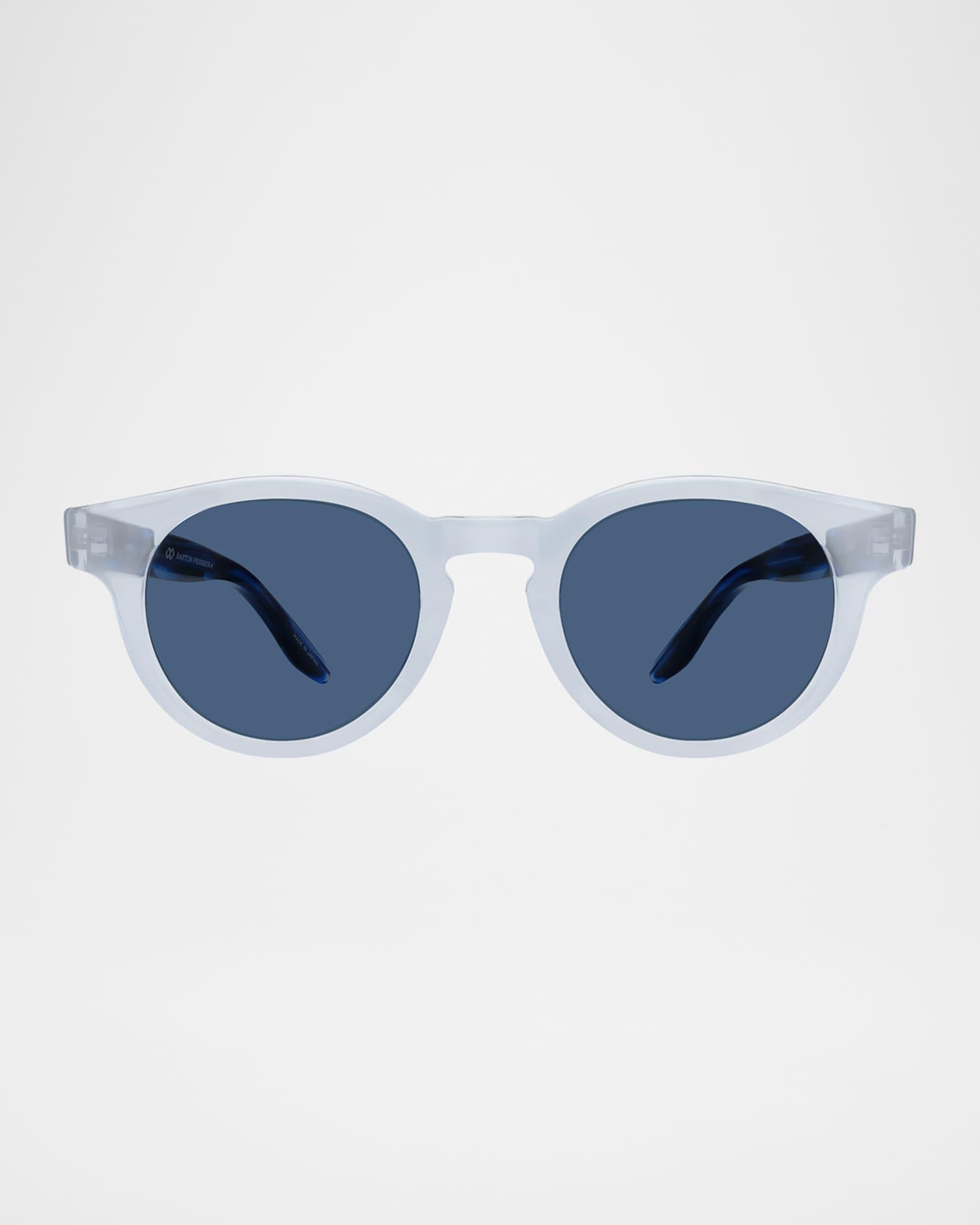 Mens Oxford Acetate Round Sunglasses Product Image