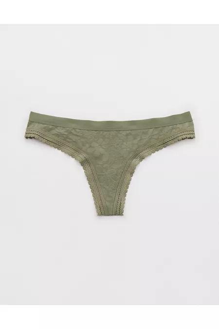 Superchill Cotton Jacquard Thong Underwear Women's Product Image