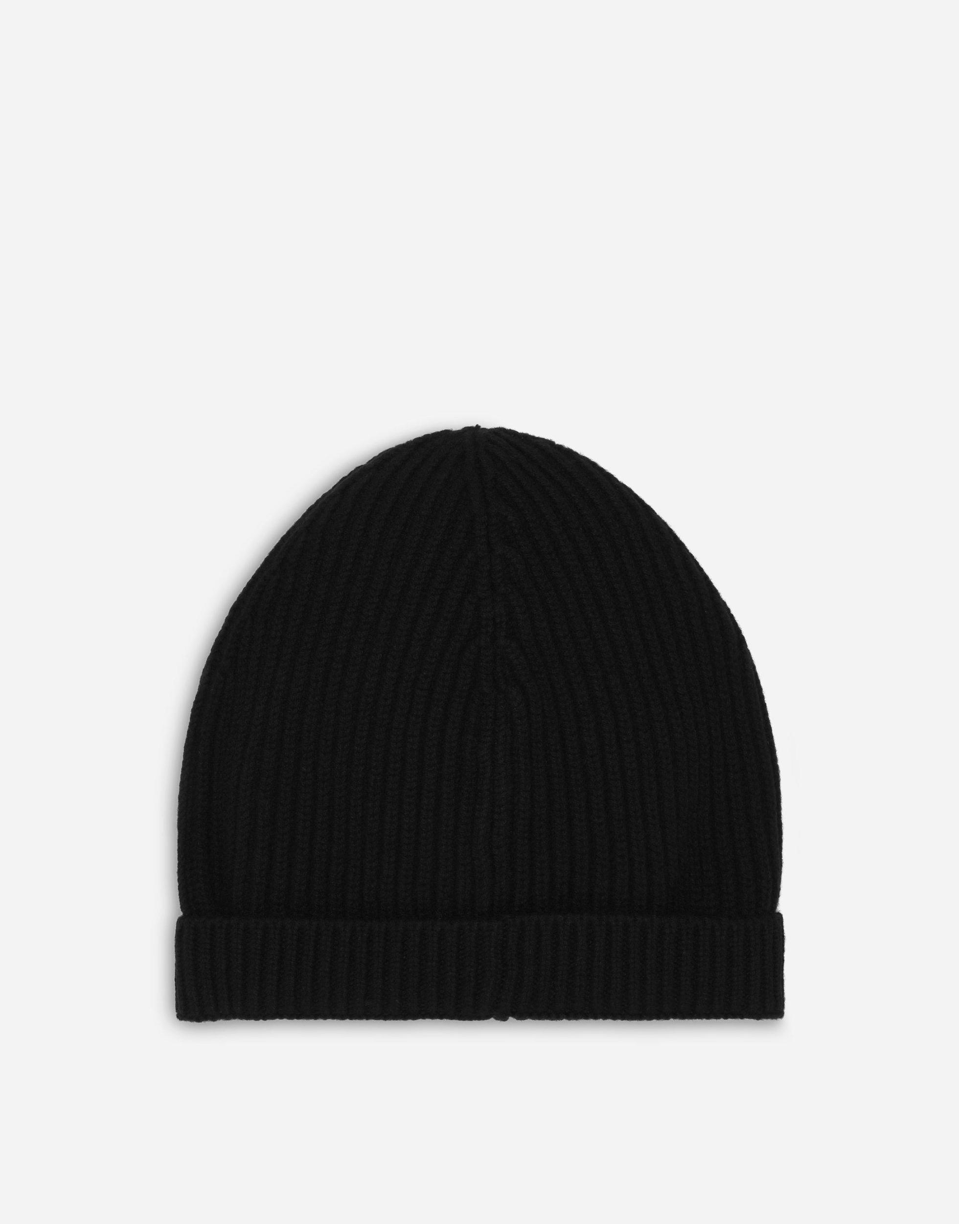 DOLCE & GABBANA Knit Hat With Dolce&gabbana Tag In Black Product Image