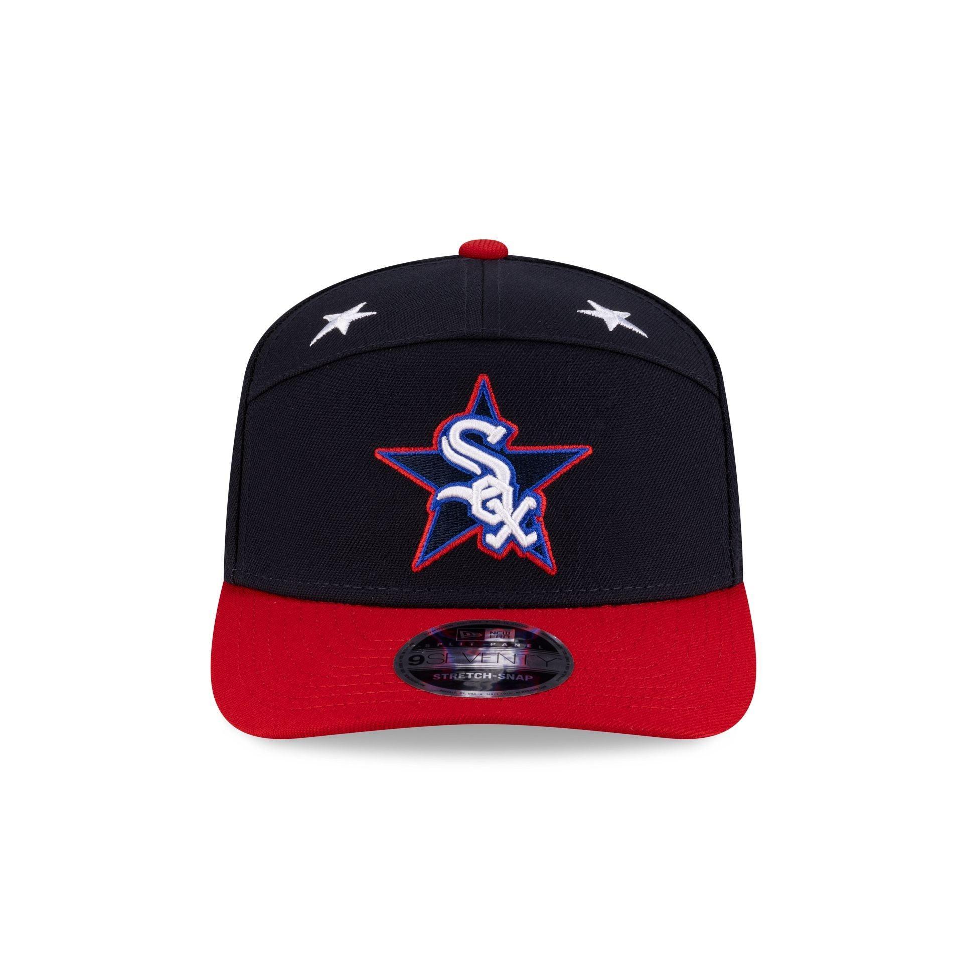 Chicago White Sox 2025 All-Star Game Workout Split Panel 9SEVENTY Stretch-Snap Hat Male Product Image