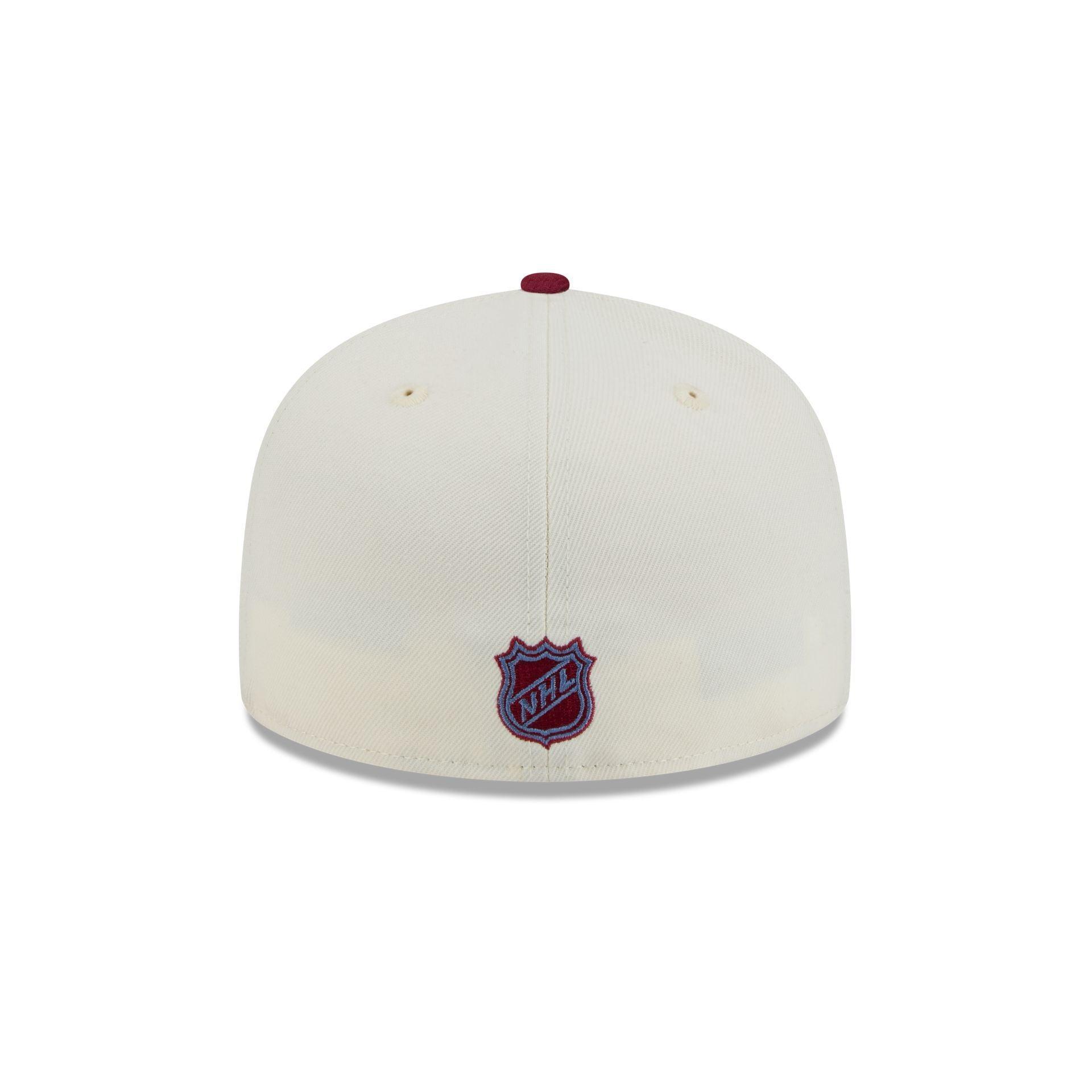 Colorado Avalanche Chrome White 59FIFTY Fitted Hat Male Product Image