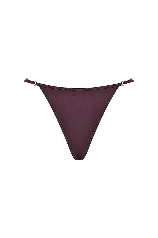 Cote D´Azur Cacao Thong Bikini Bottom Product Image