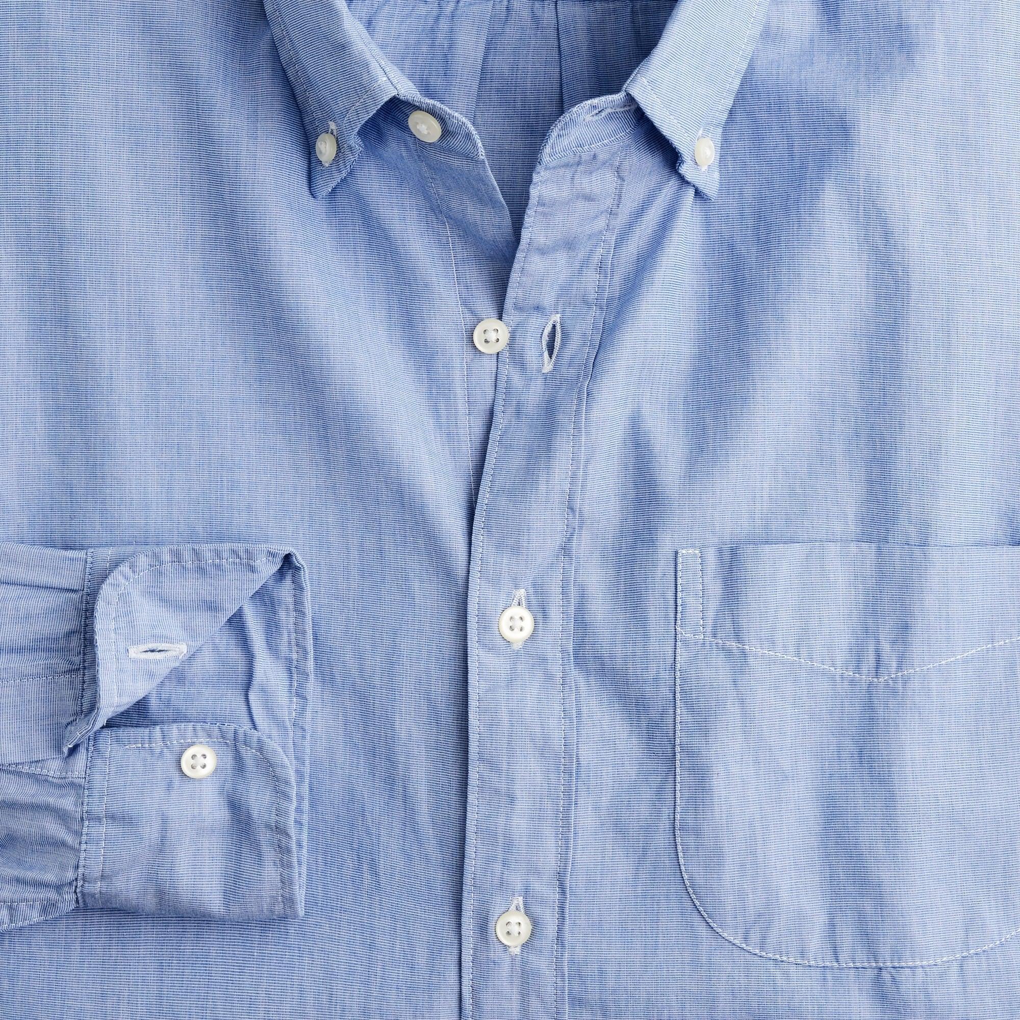 Secret Wash cotton poplin shirt Product Image