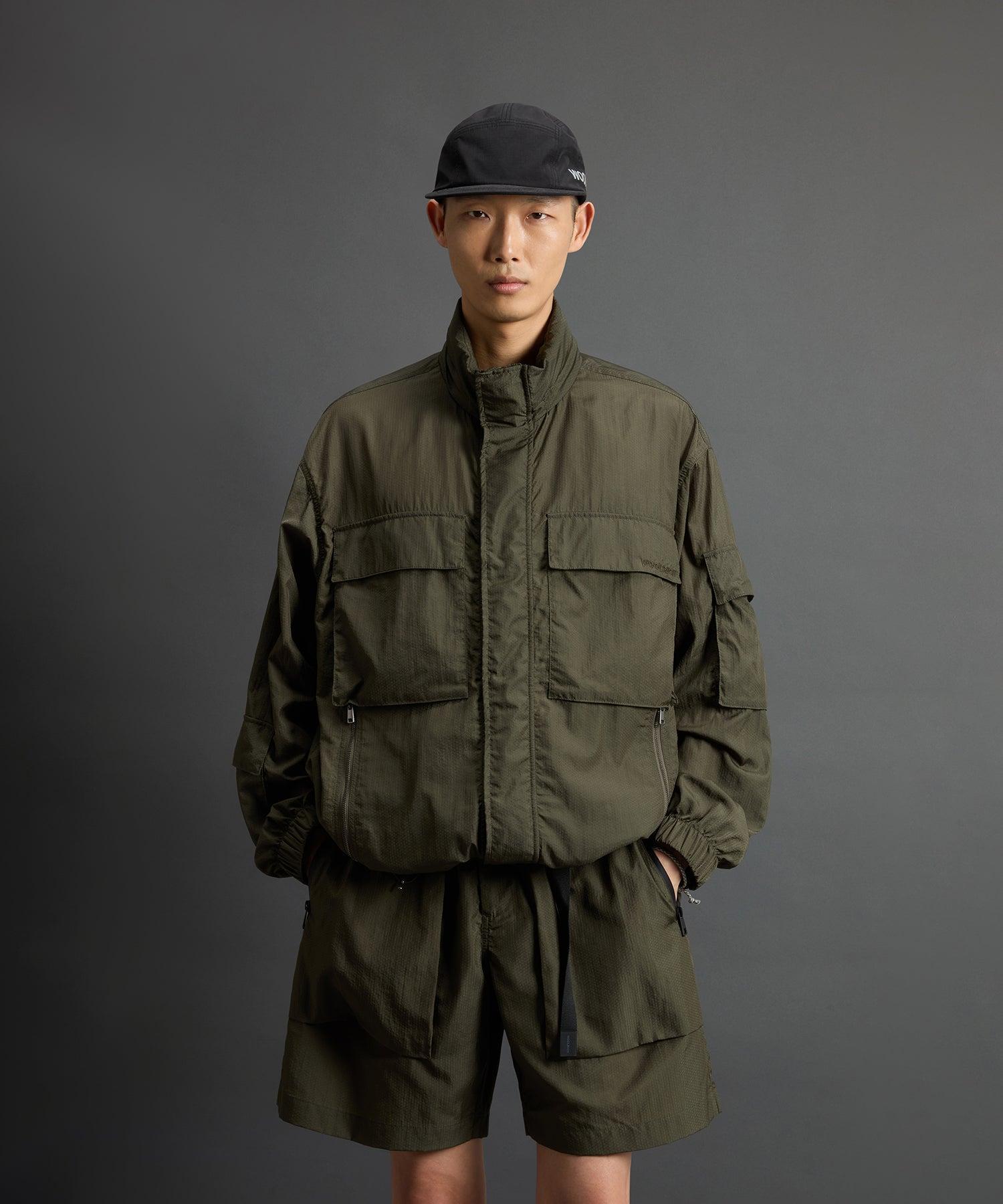 Todd Snyder x Woolrich Cotton-Nylon Jacket in Olive Product Image