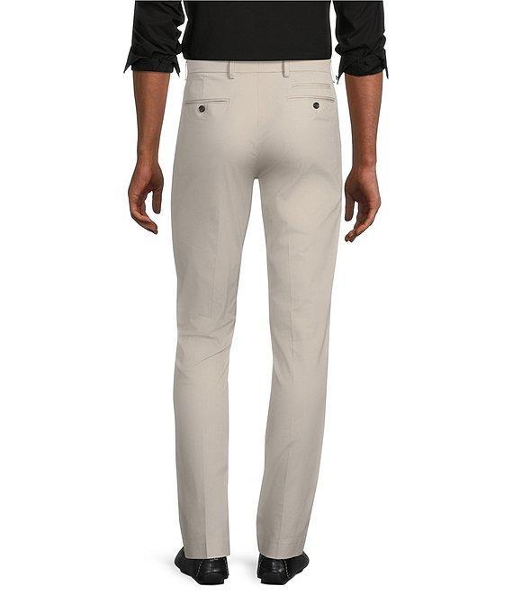 Murano Wardrobe Essentials Evan Extra Slim Fit Flat Front Tapered Leg Chino Dress Pants Product Image