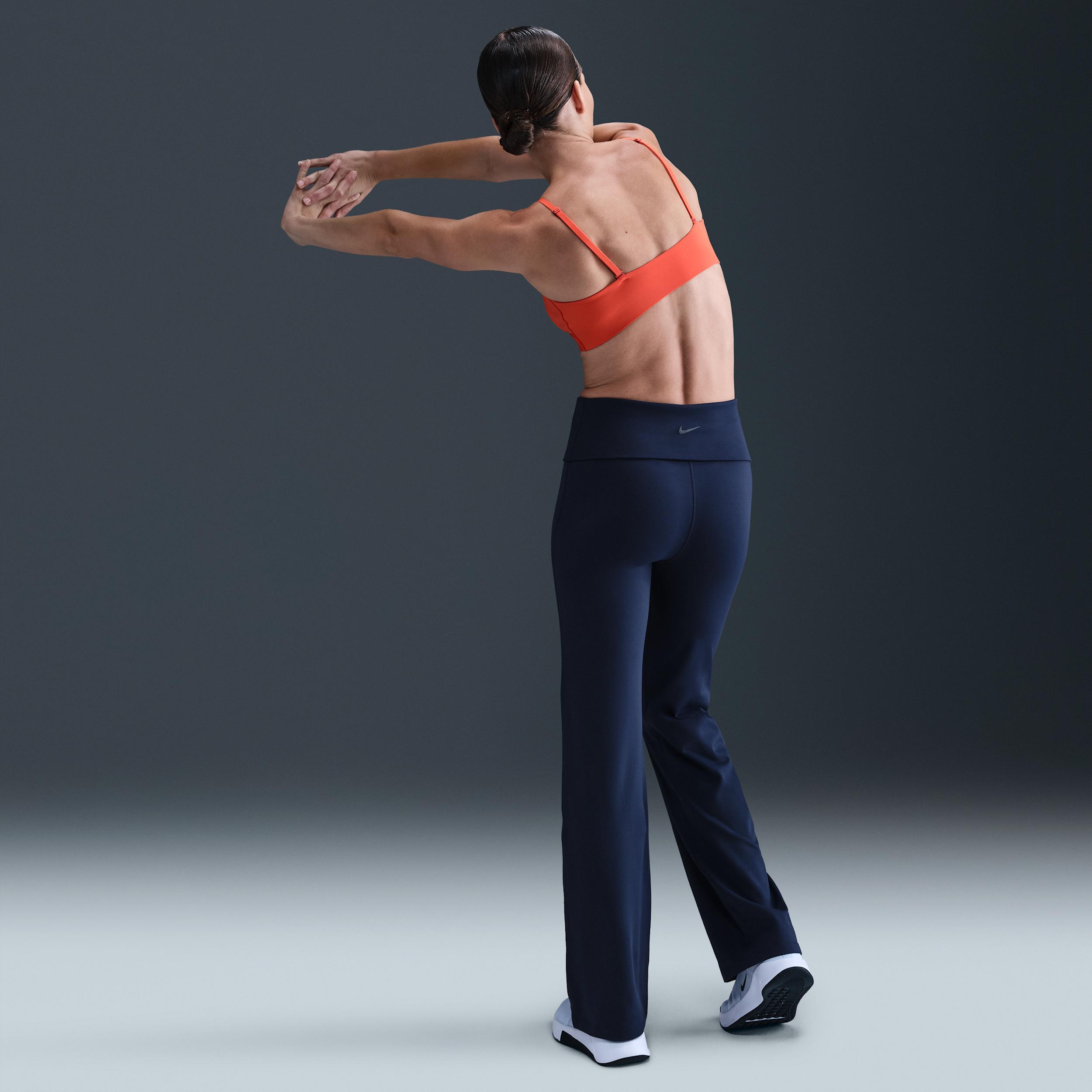 Nike Women's One Dri-FIT High-Waisted Fold-Over Pants Product Image